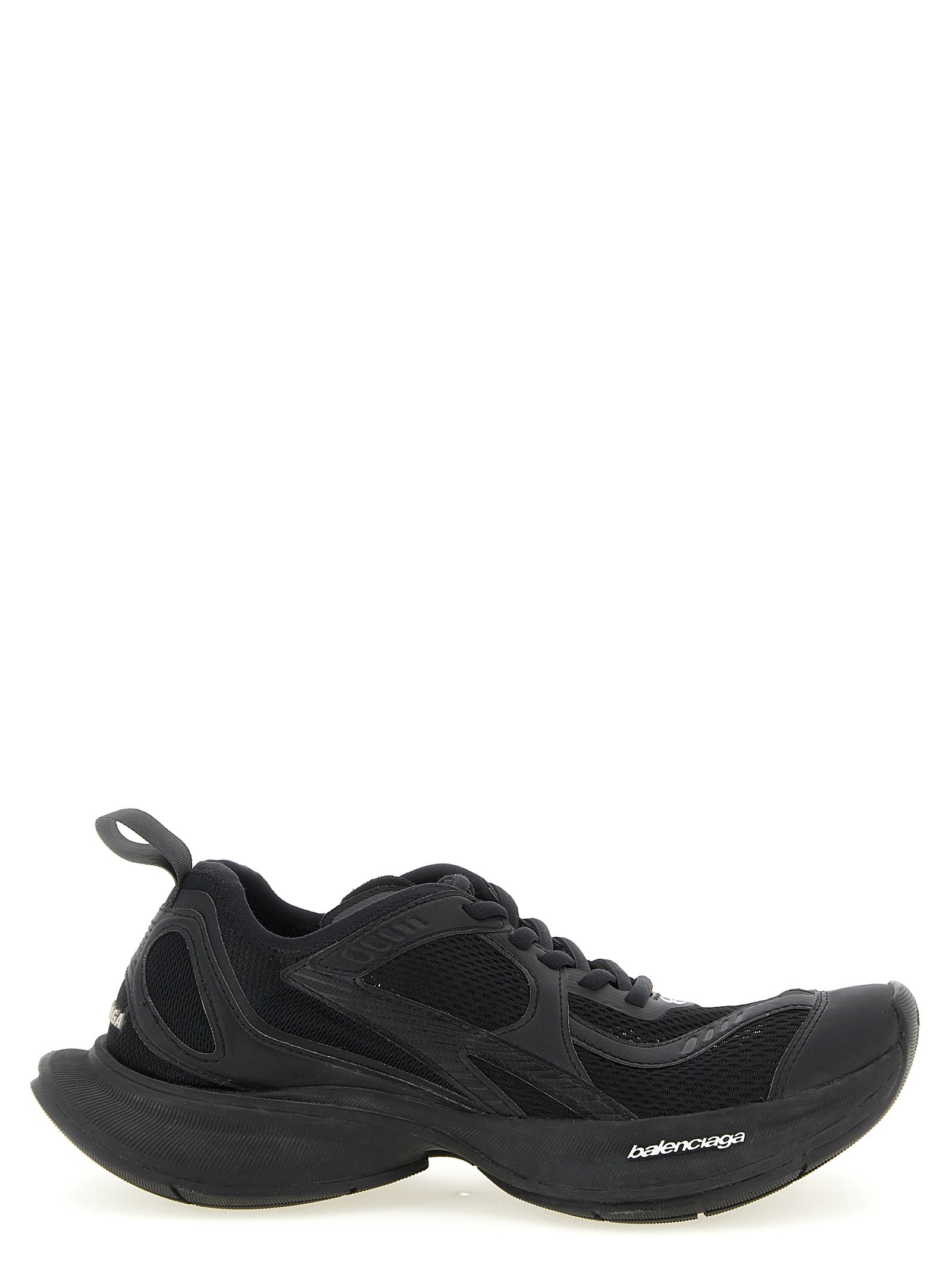 Balenciaga Schwarze Sneaker aus Polyester für sportliche Looks