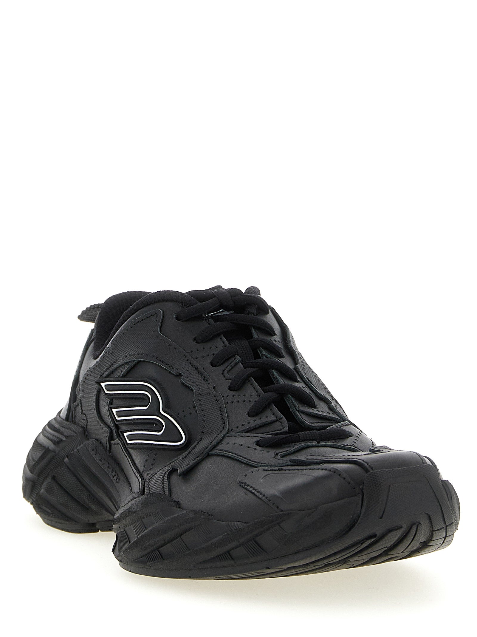 Balenciaga Schwarze Kalbsleder-Sneaker