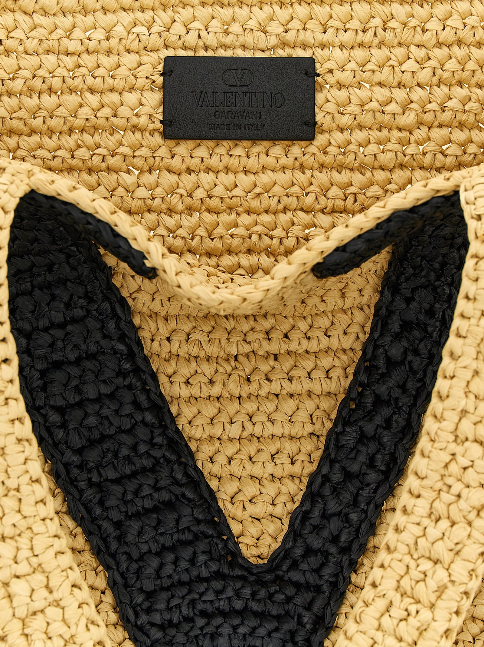 Valentino Garavani Schwarze Viscose-Tasche