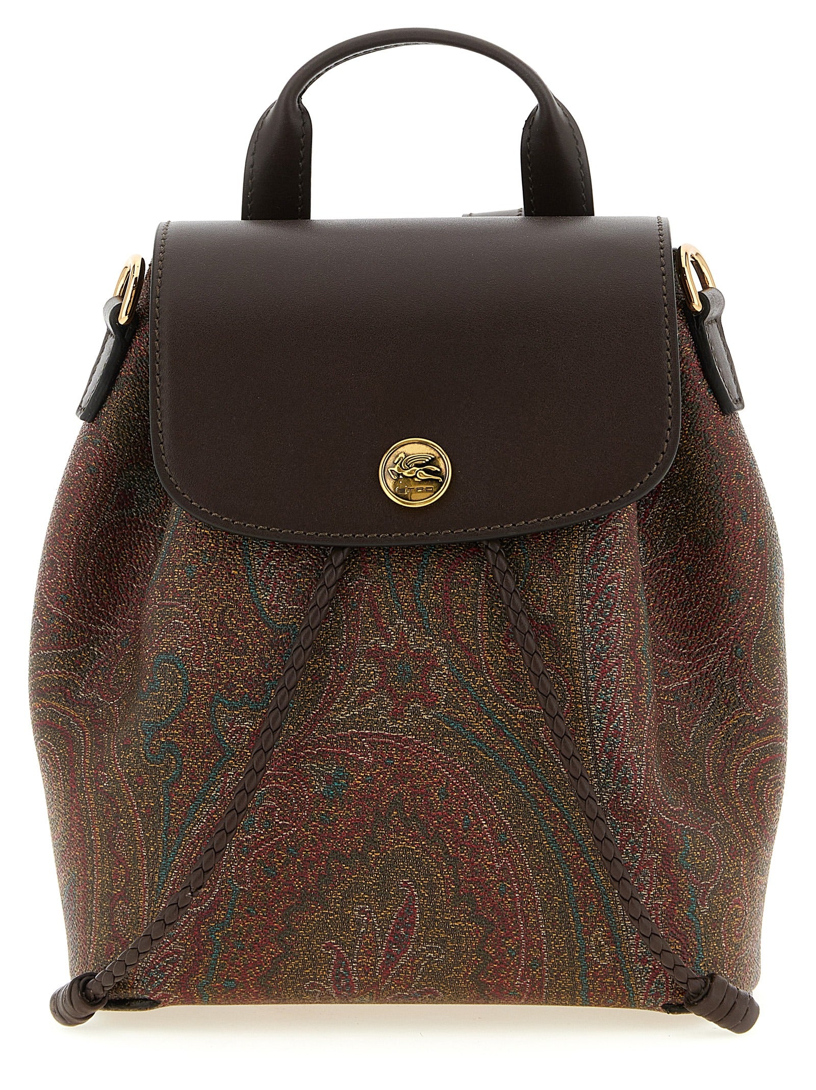 Etro Mehrfarbiger Rucksack aus Baumwolle