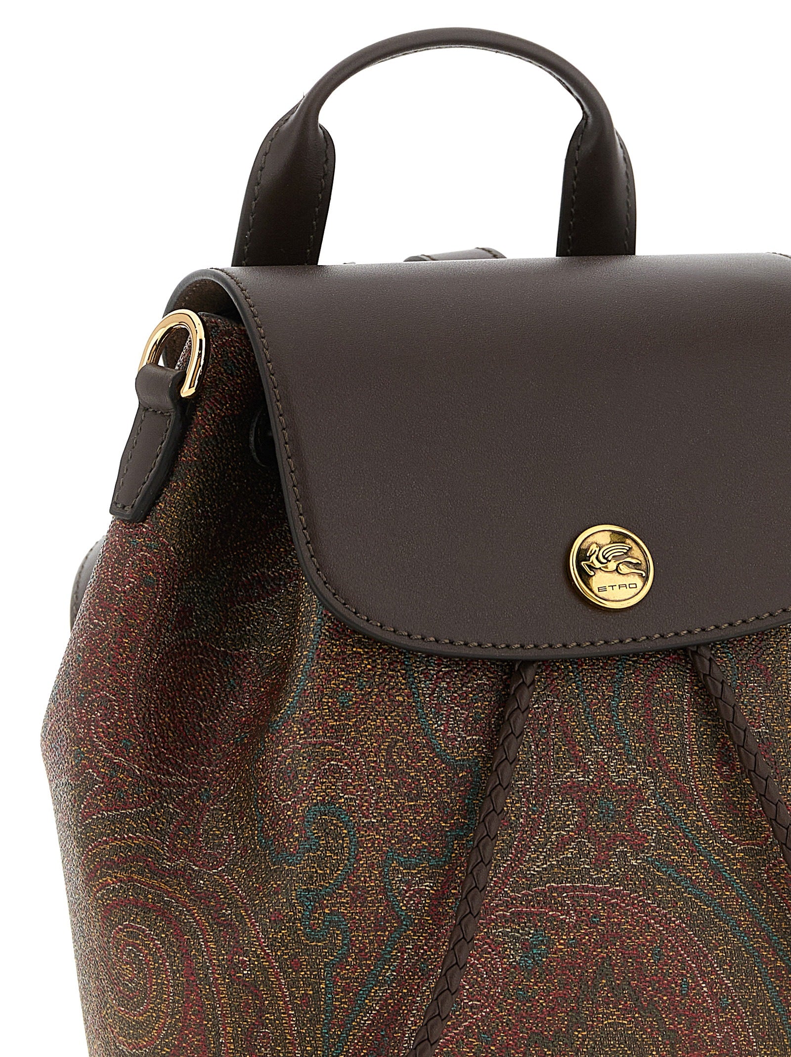 Etro Mehrfarbiger Rucksack aus Baumwolle