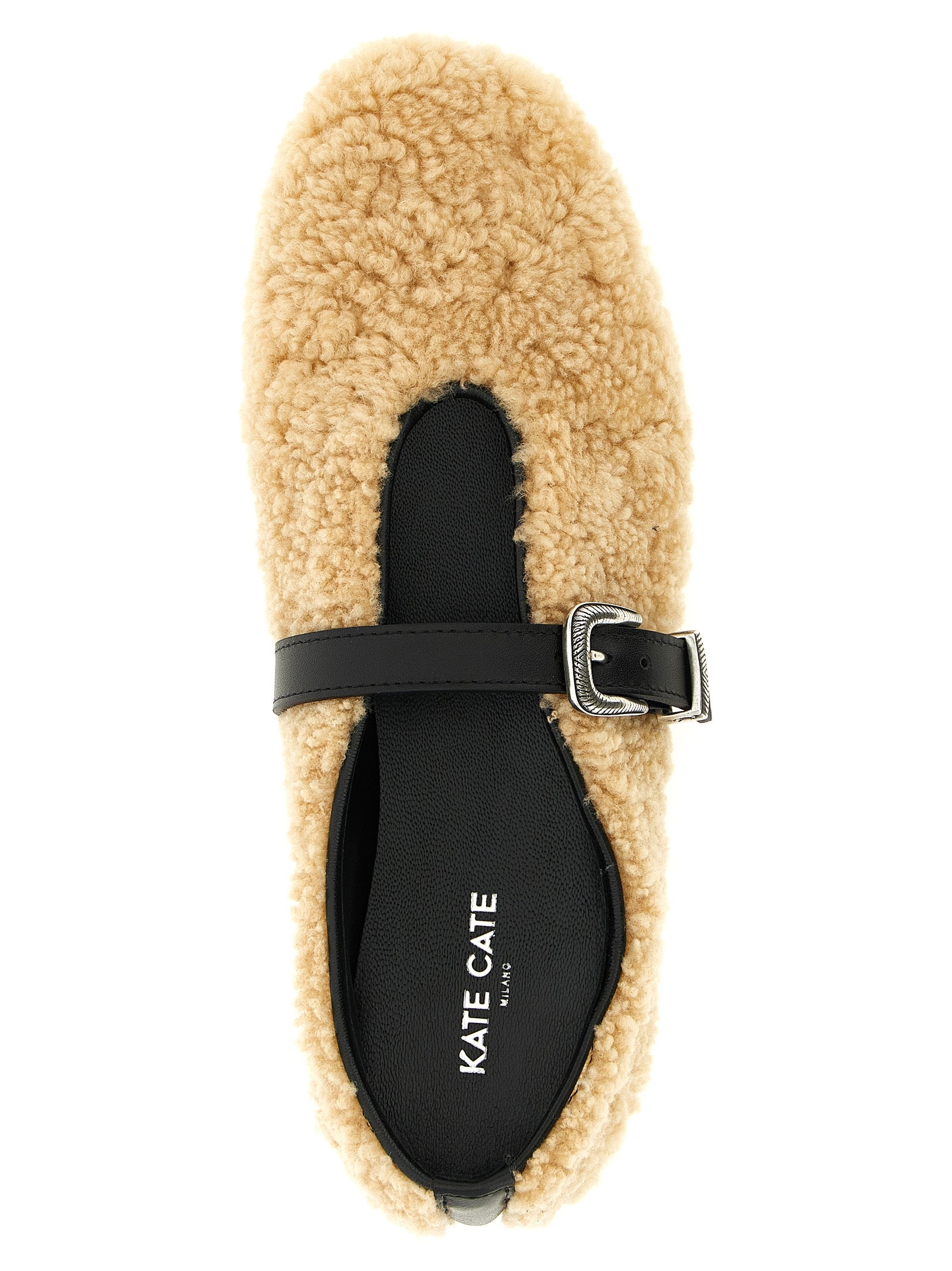 KATE CATE Beige Kalbsleder Ballerinas