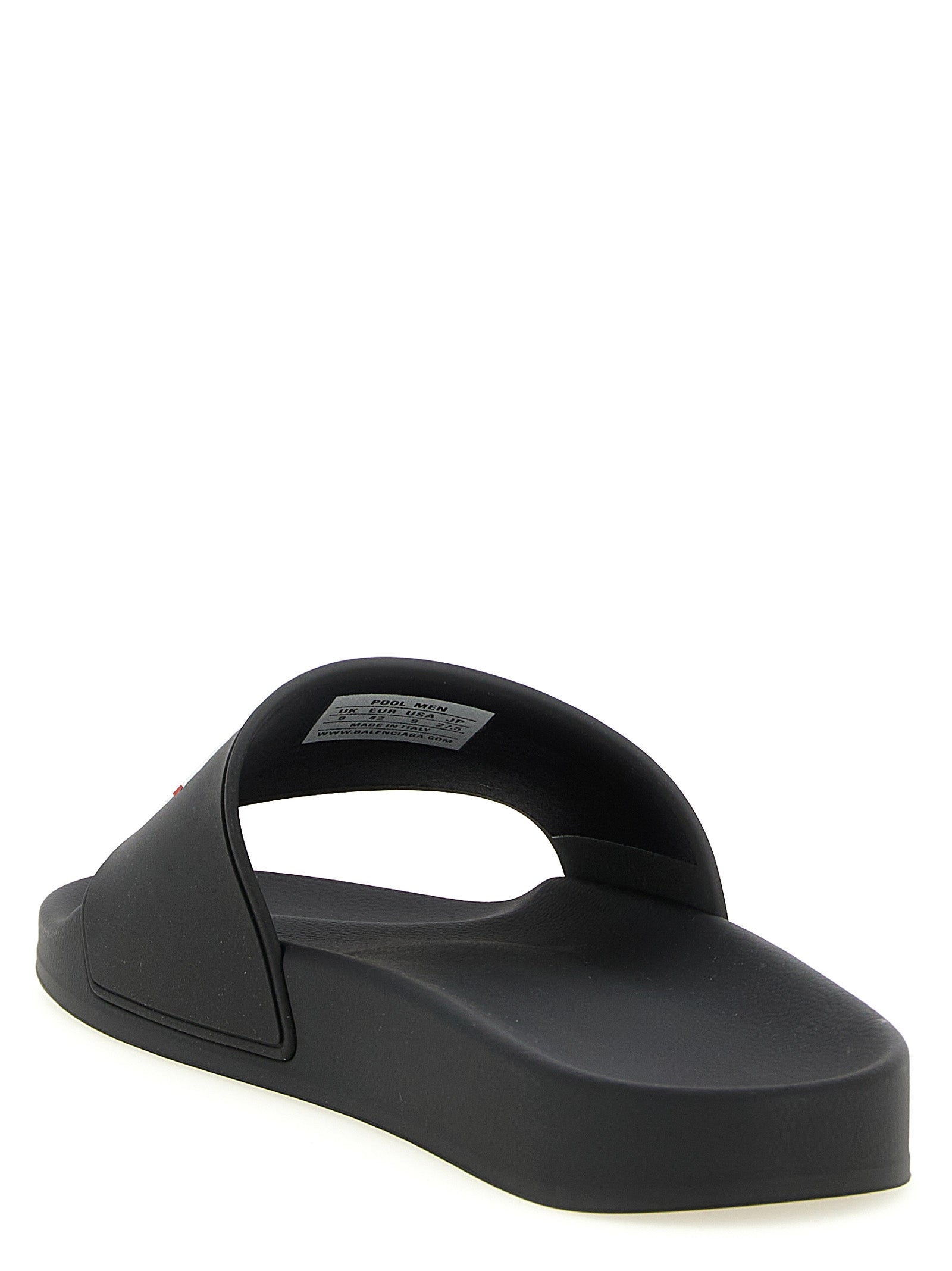 Balenciaga Schwarze Plastic Slides