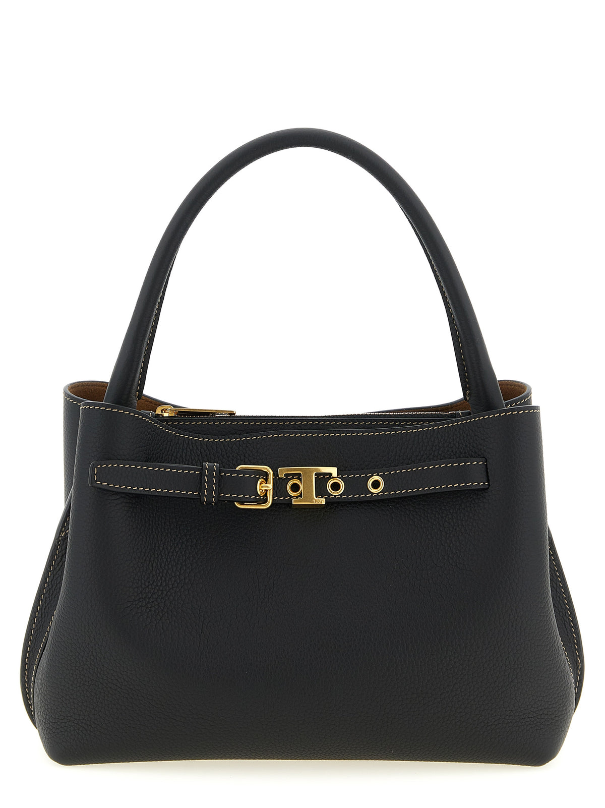Tod's Schwarze Kalbsleder-Handtasche