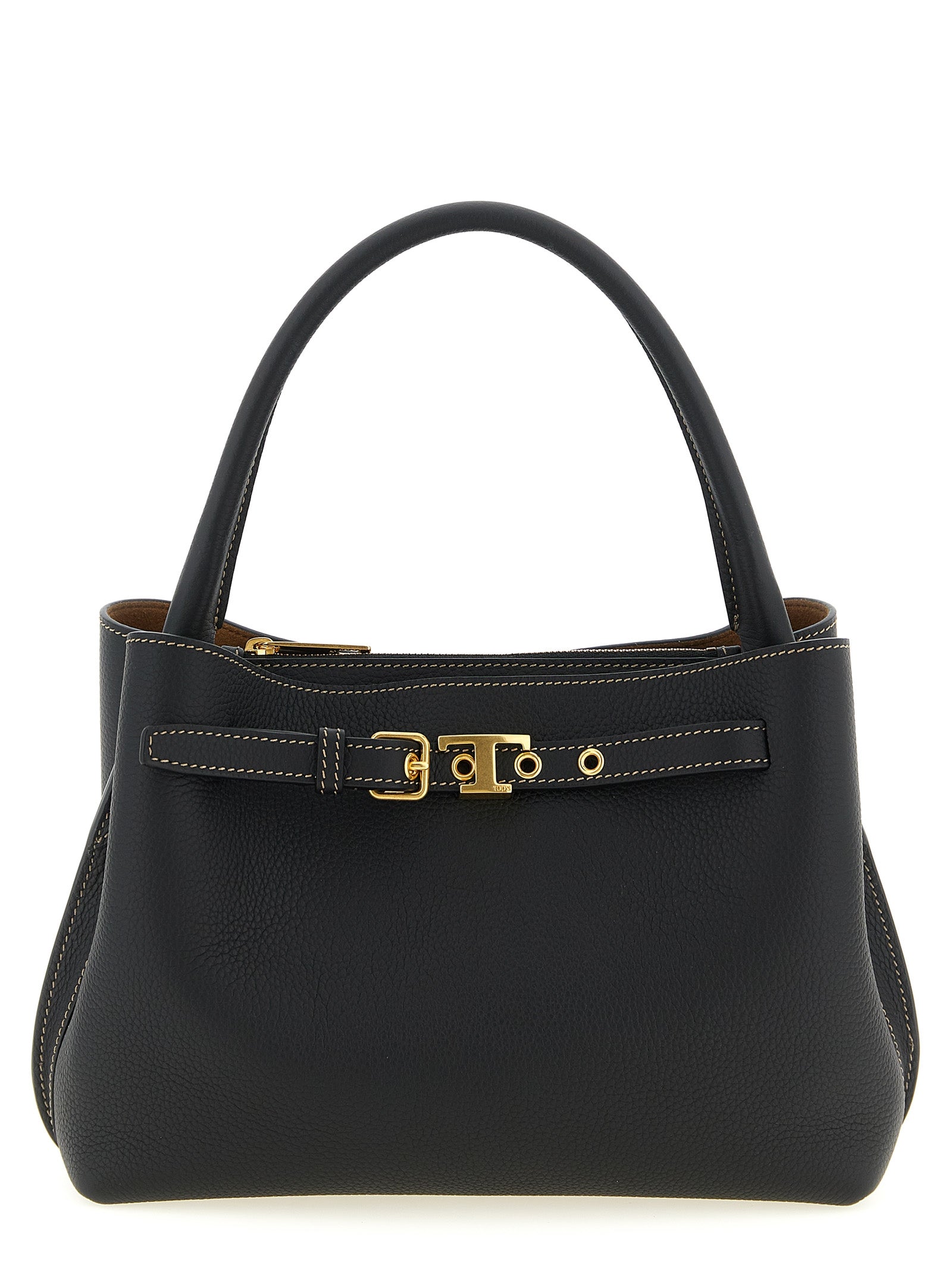 Tod's Schwarze Kalbsleder-Handtasche