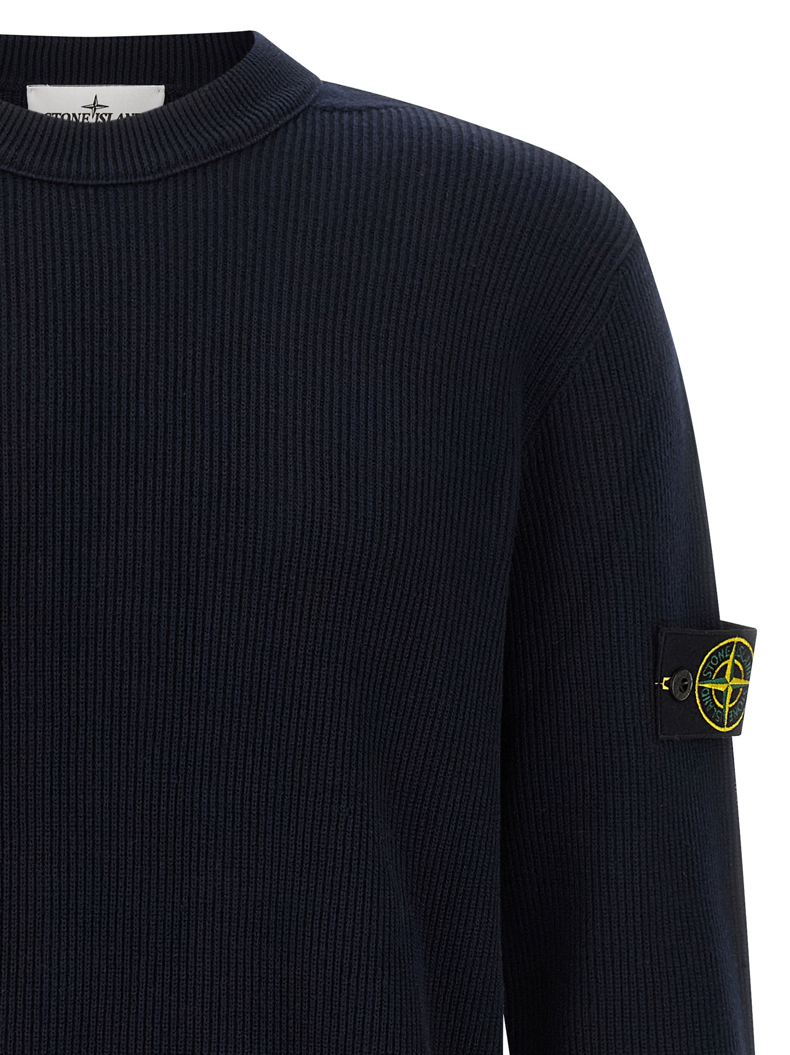 Stone Island Blauer Baumwollcardigan
