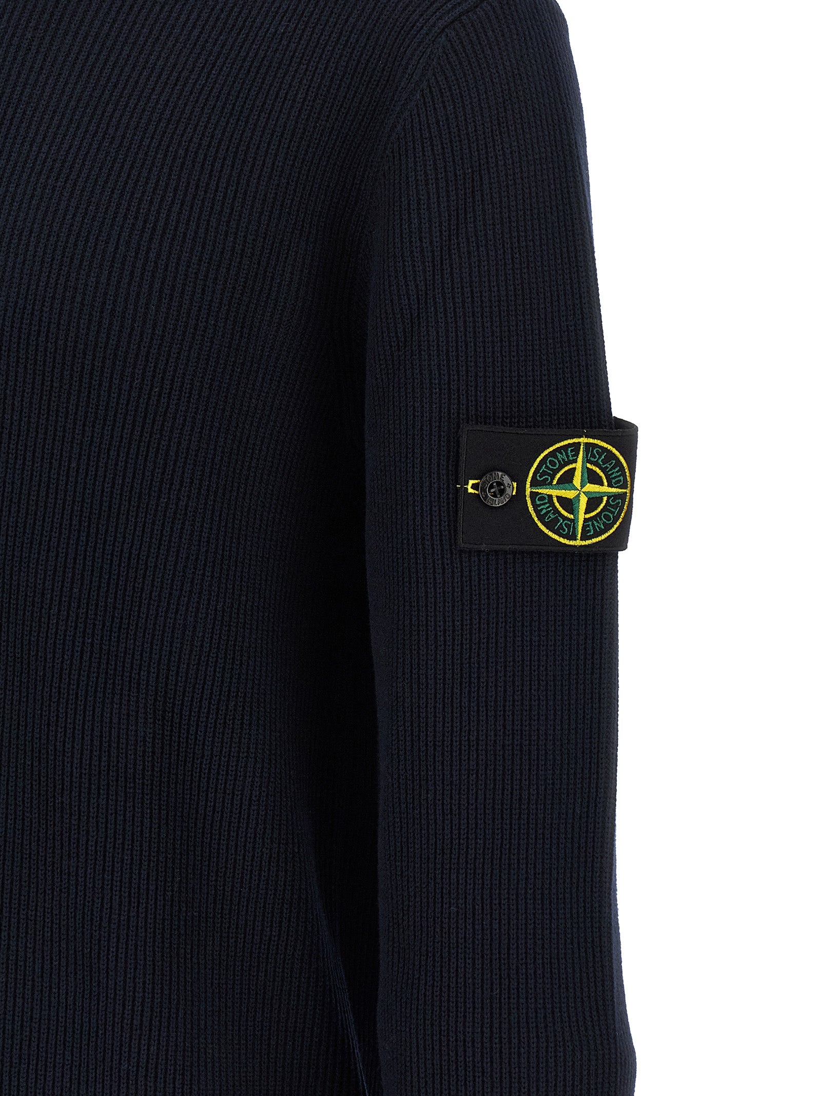 Stone Island Blauer Baumwollcardigan