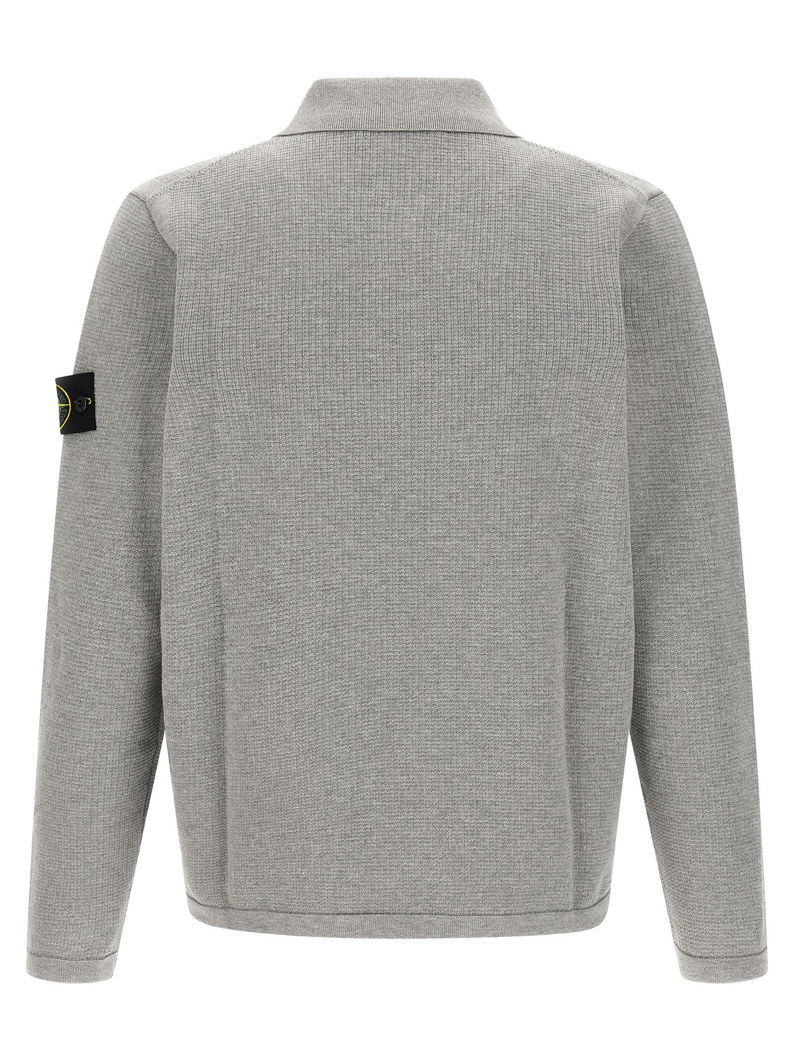 Stone Island Graues Baumwoll-Sweatshirt