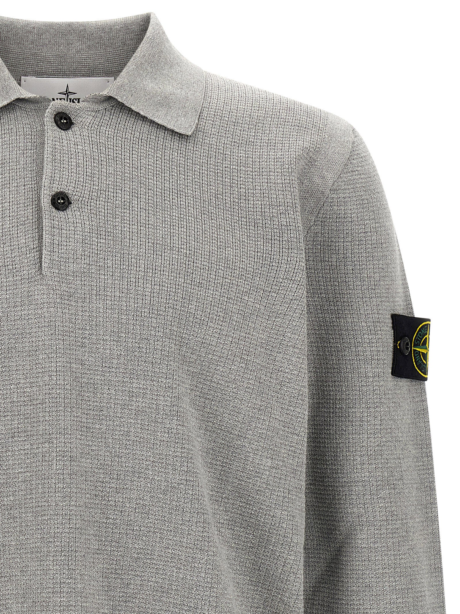 Stone Island Graues Baumwoll-Sweatshirt