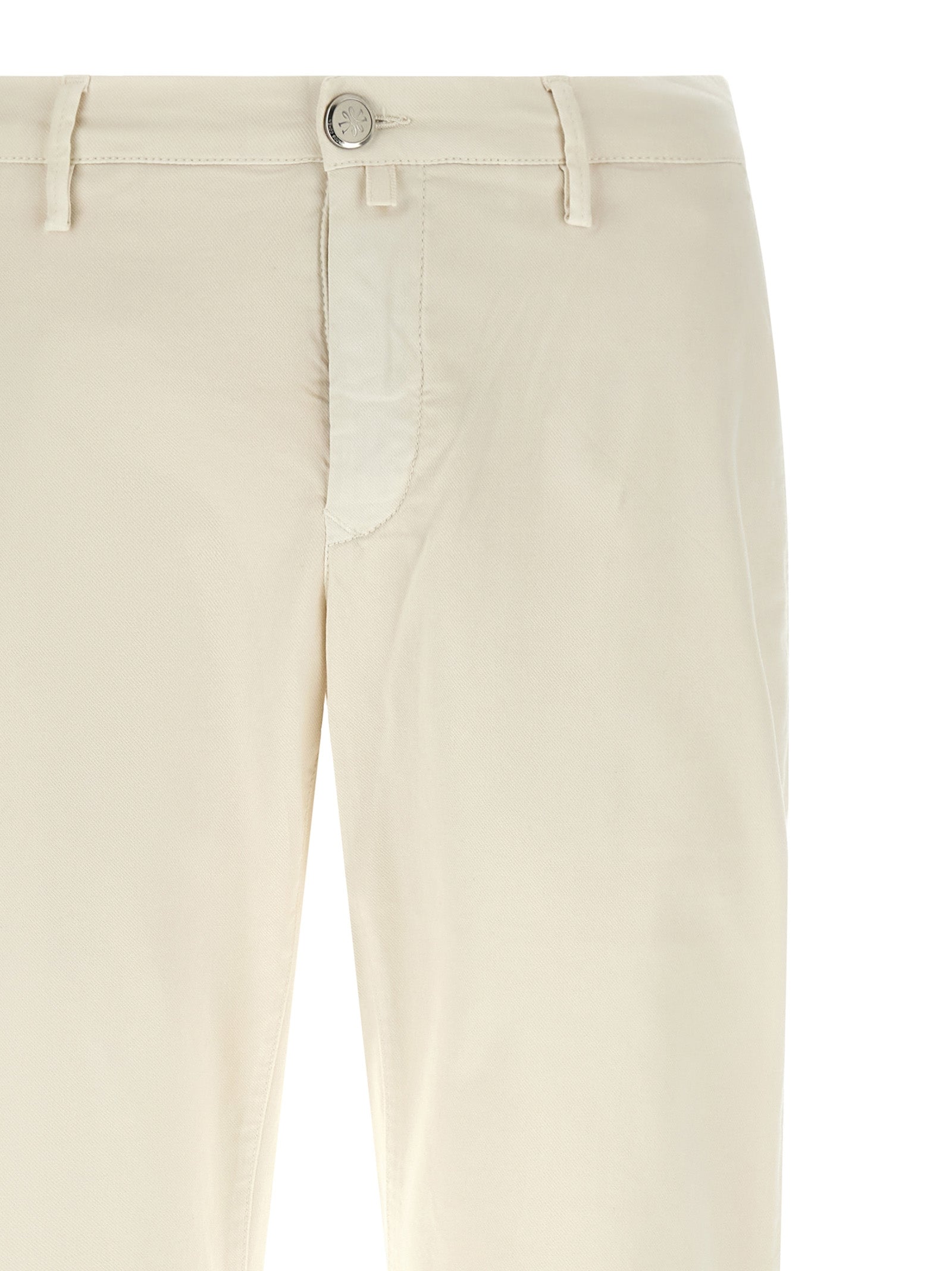 Jacob Cohen Weiße Baumwoll-Chino-Hose