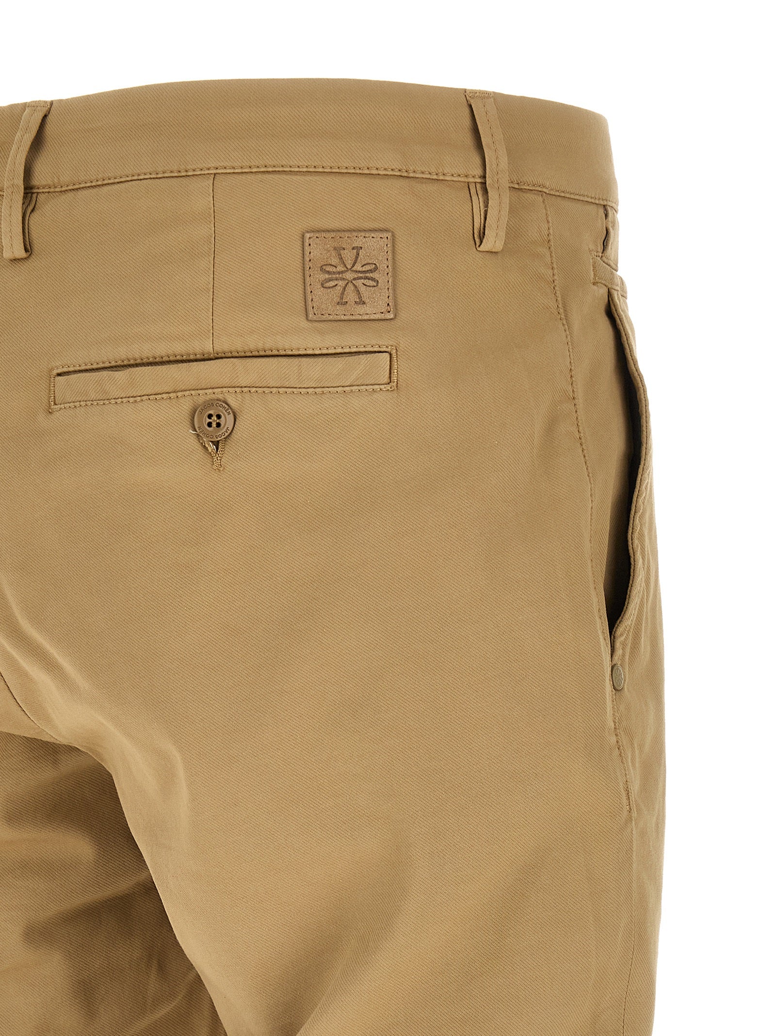 Jacob Cohen Beige Baumwoll-Chino-Hose