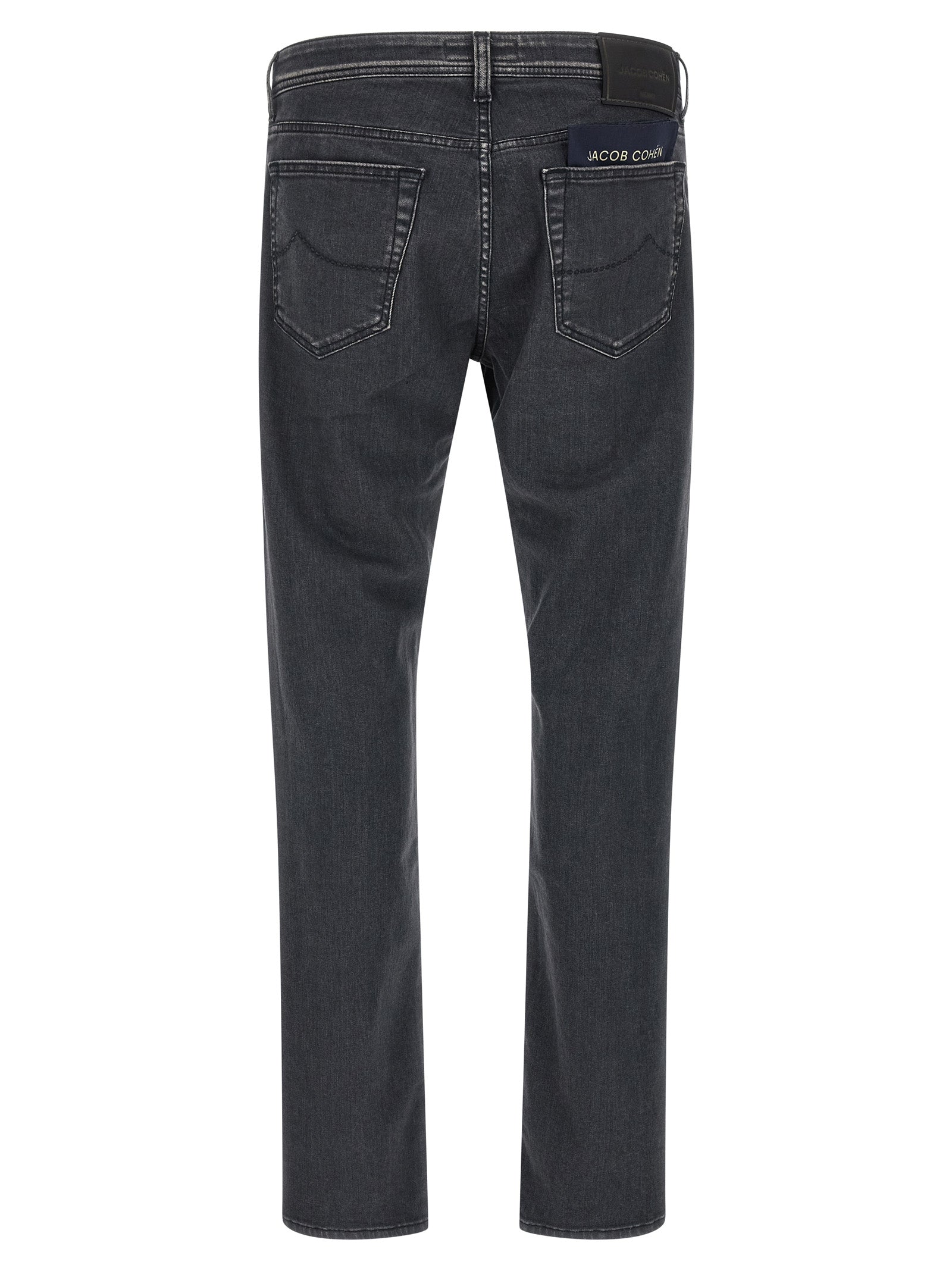 Jacob Cohen Graue Jeans aus Baumwolle im geraden Schnitt