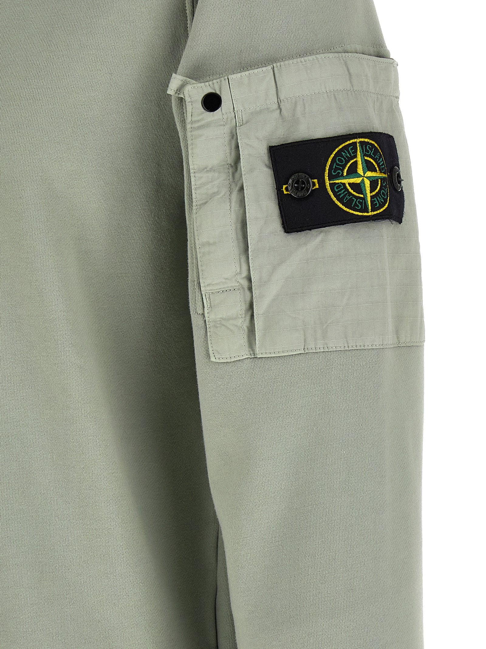 Stone Island Zweifarbiger Baumwollpullover