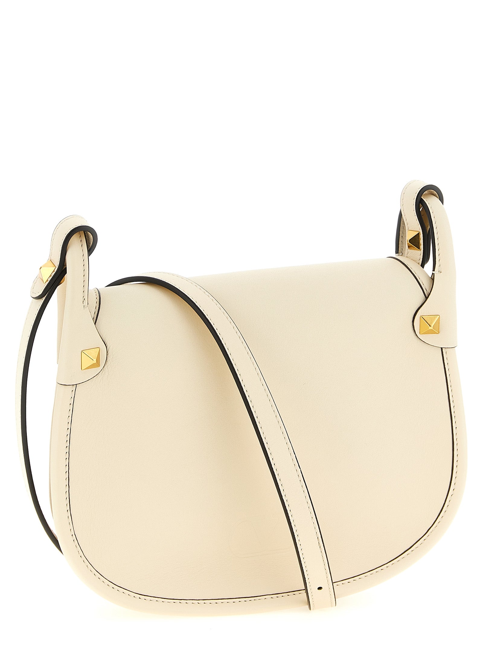 Valentino Garavani Weiße Kalbsleder-Schultertasche