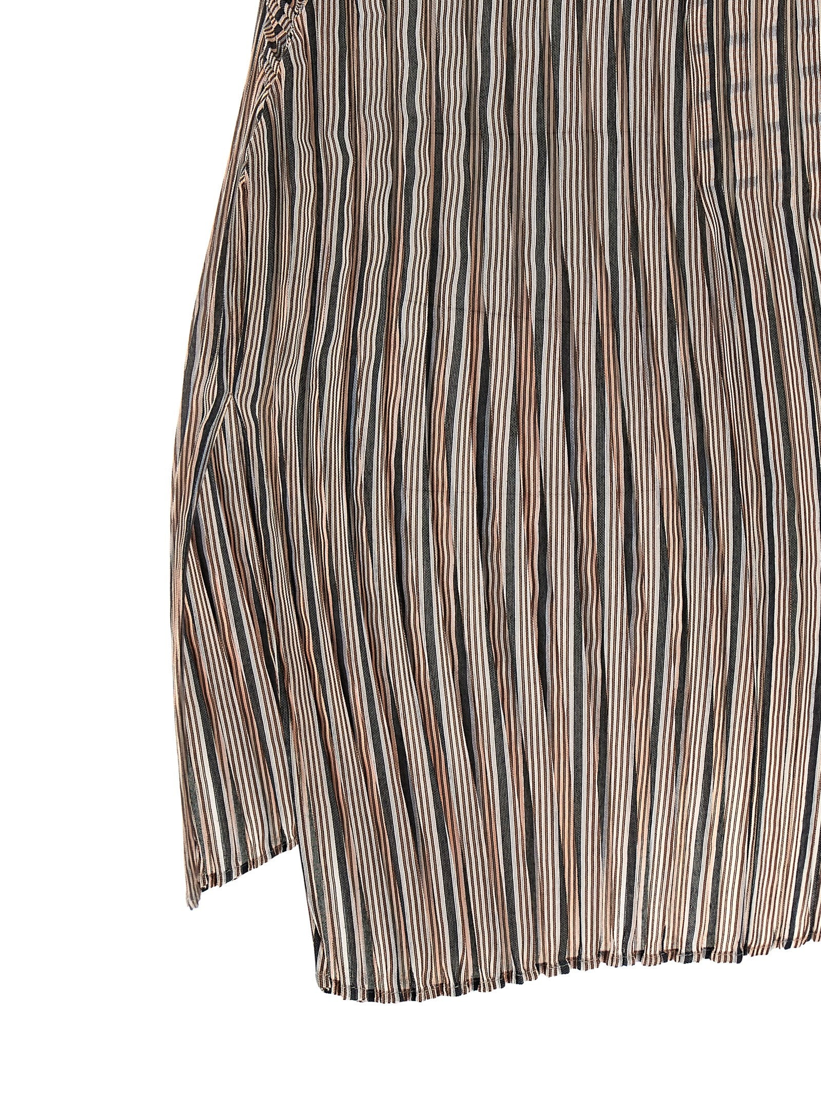 Issey Miyake Braunes Hemd aus Polyester
