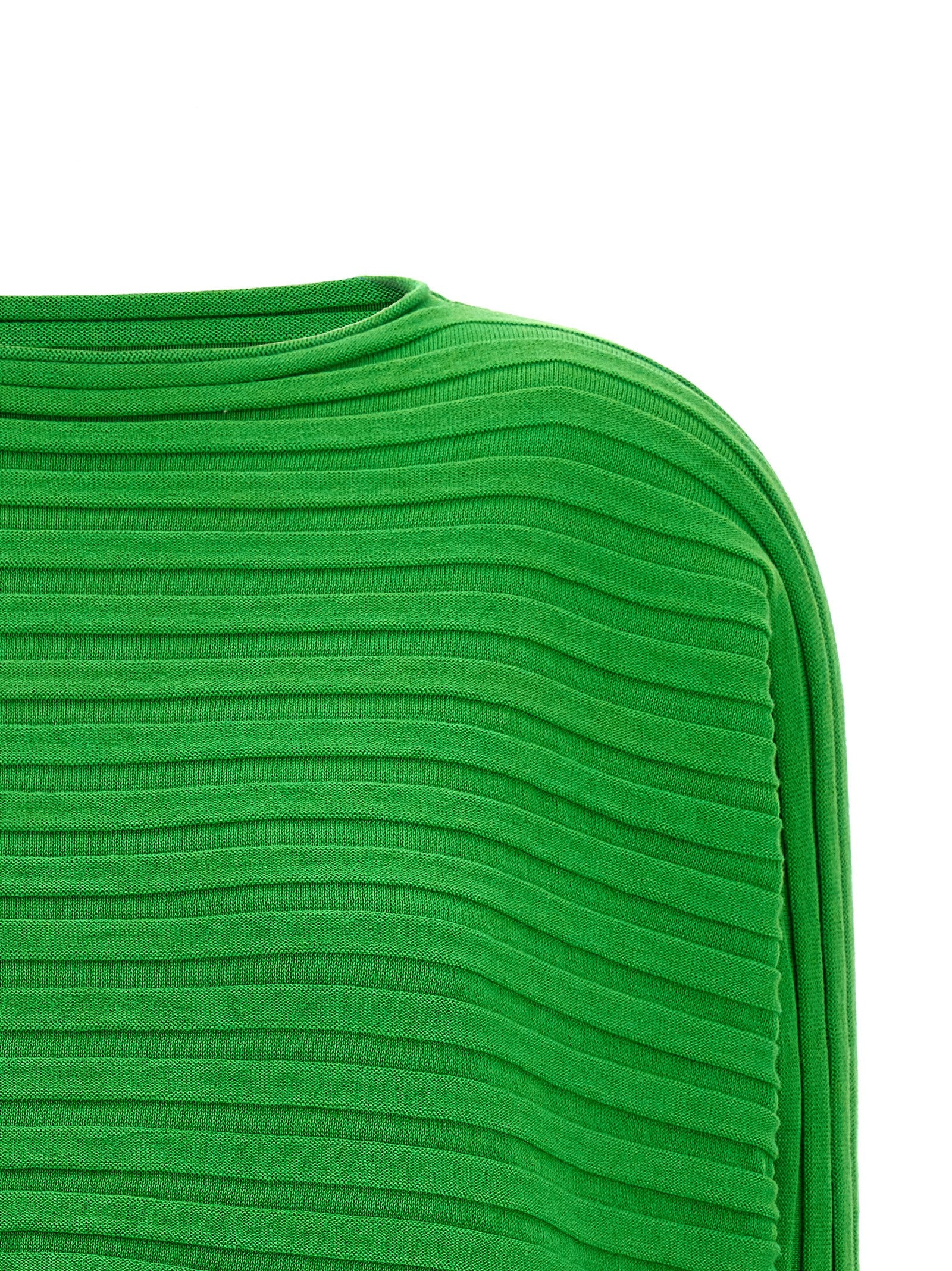 Issey Miyake Zweifarbiger Baumwollpullover