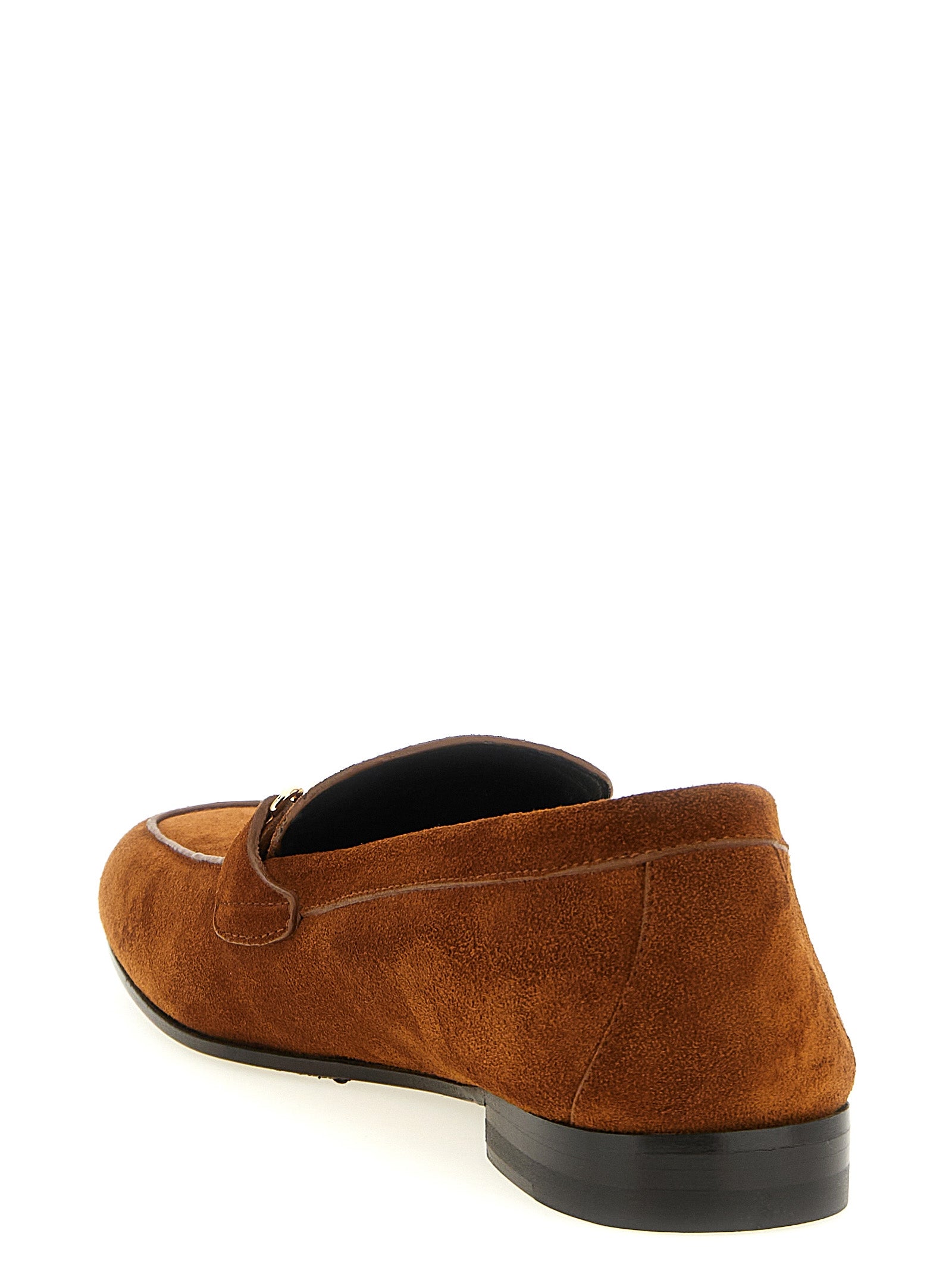 Versace Braune Kalbsleder-Slipper