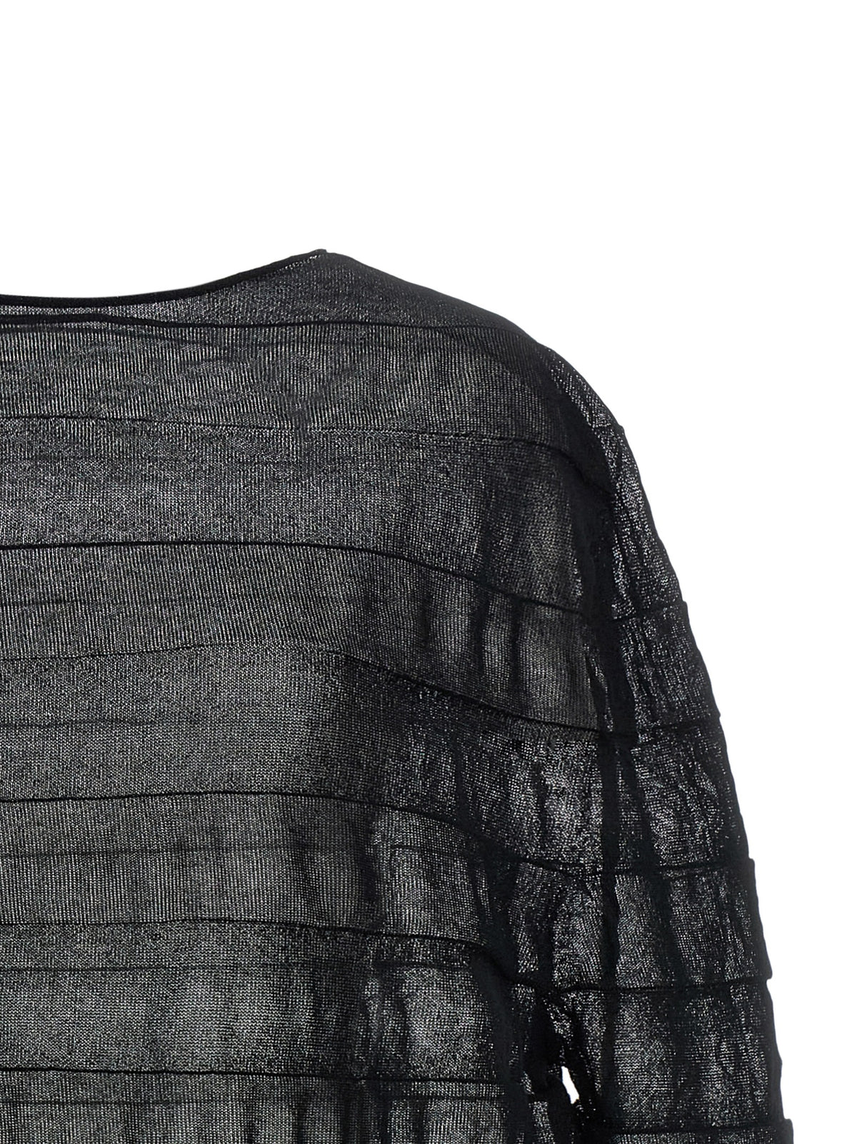 Issey Miyake Schwarzer Polyester-Sweatshirt
