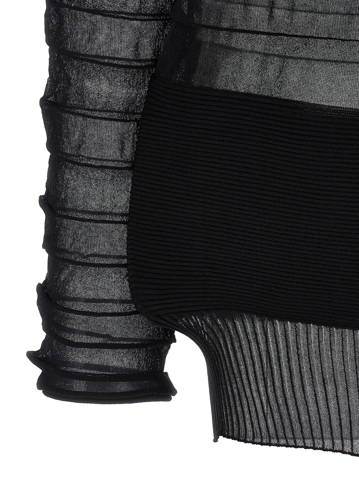 Issey Miyake Schwarzer Polyester-Sweatshirt