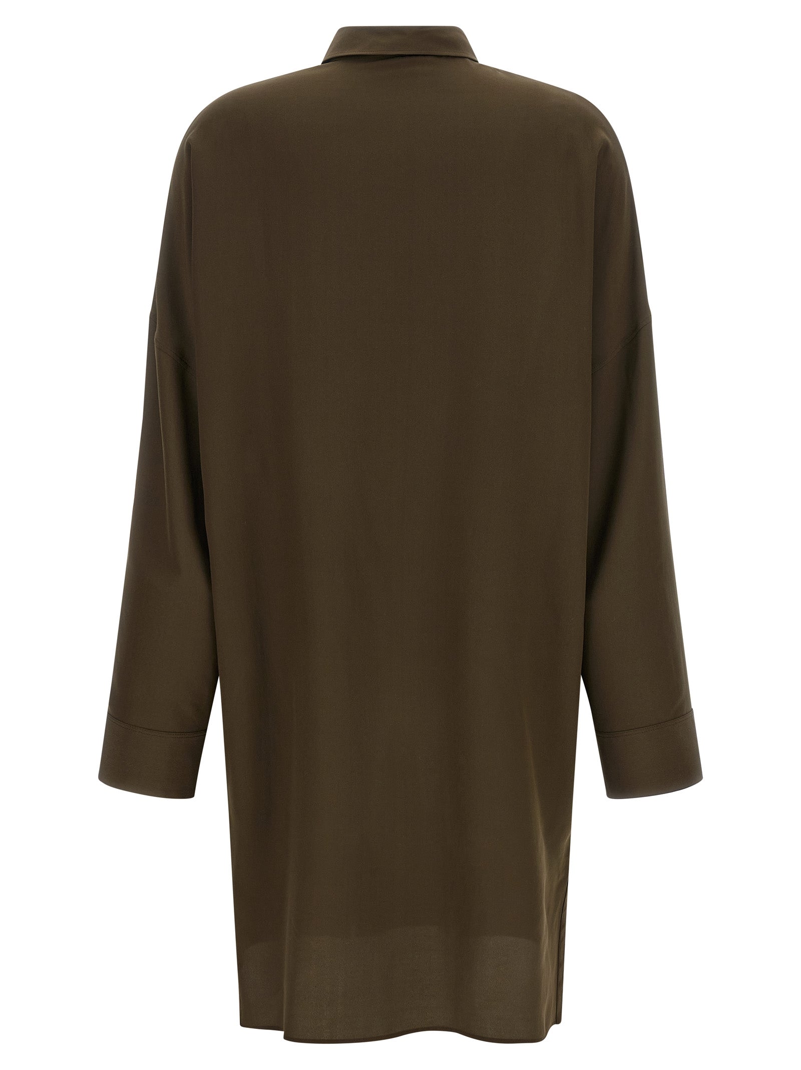 Tom Ford Zweifarbige Seiden-Midikleid