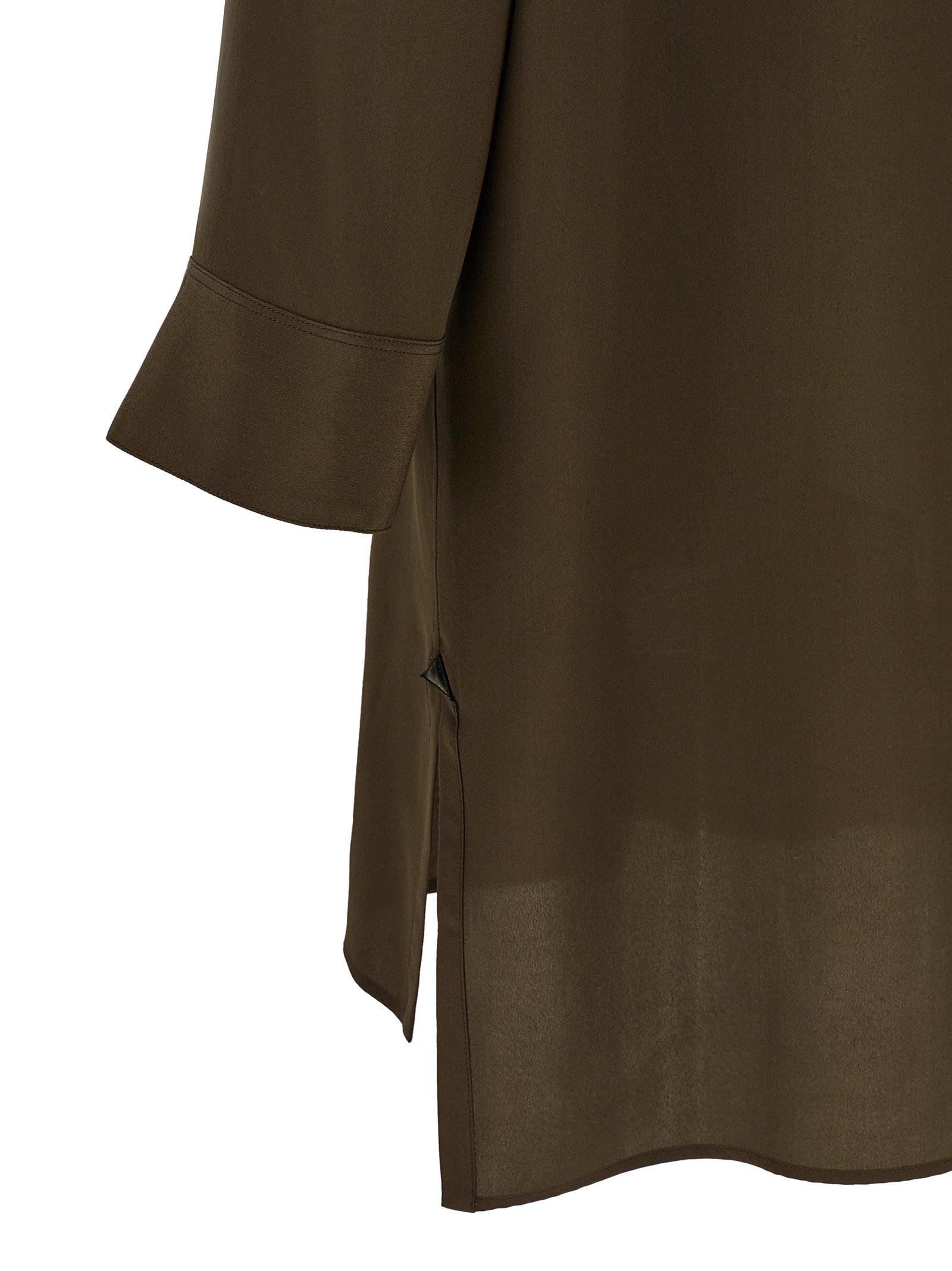 Tom Ford Zweifarbige Seiden-Midikleid