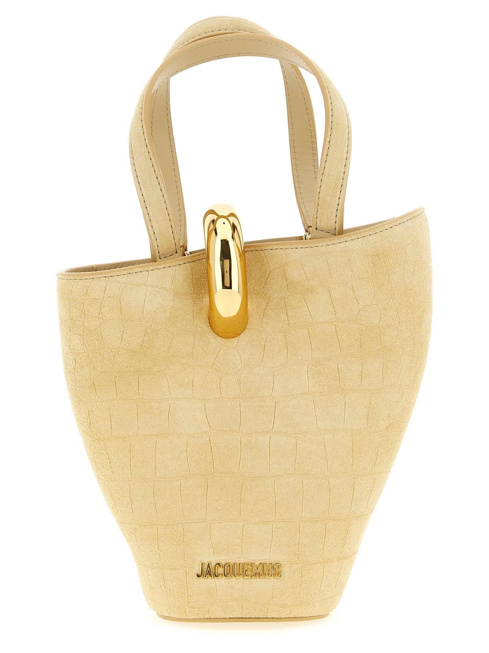 Jacquemus Beige Kalbsleder Handtasche