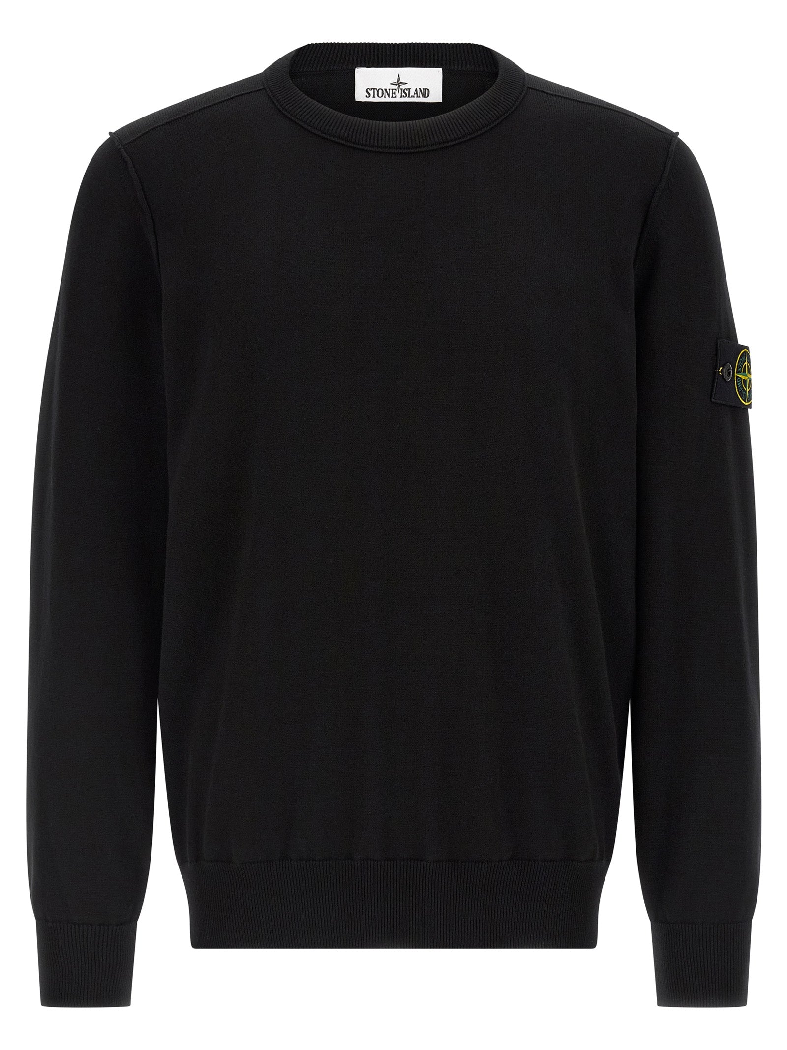 Stone Island Schwarzer Baumwollcardigan