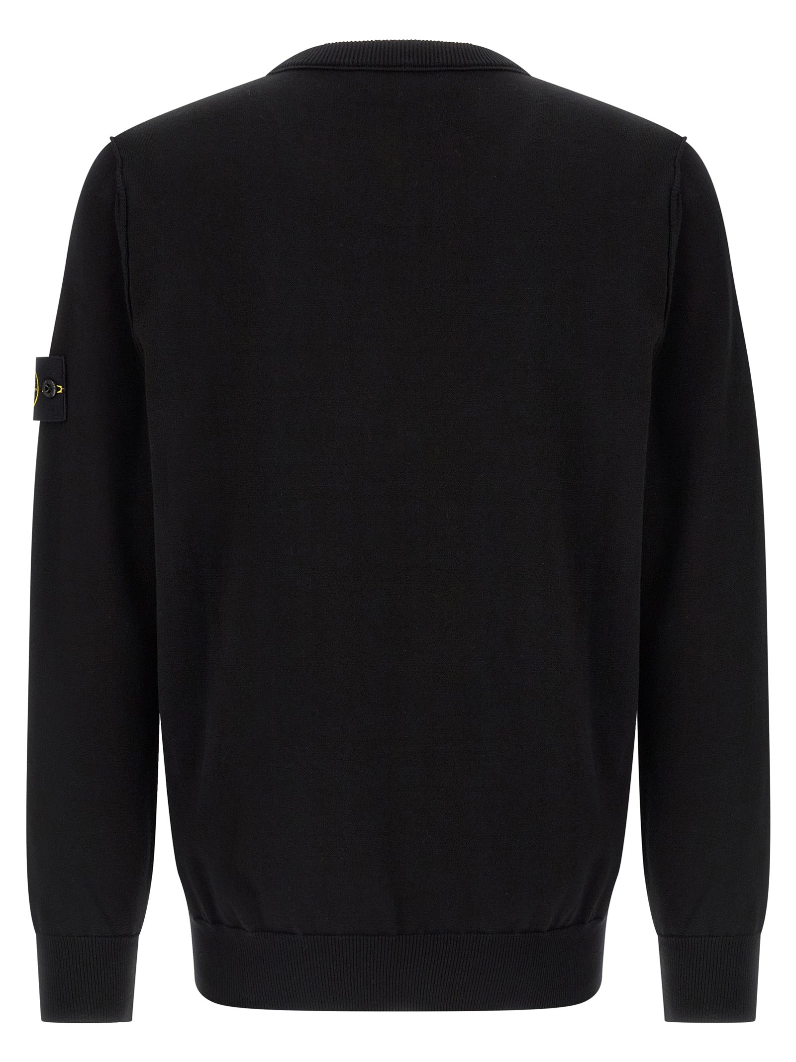 Stone Island Schwarzer Baumwollcardigan