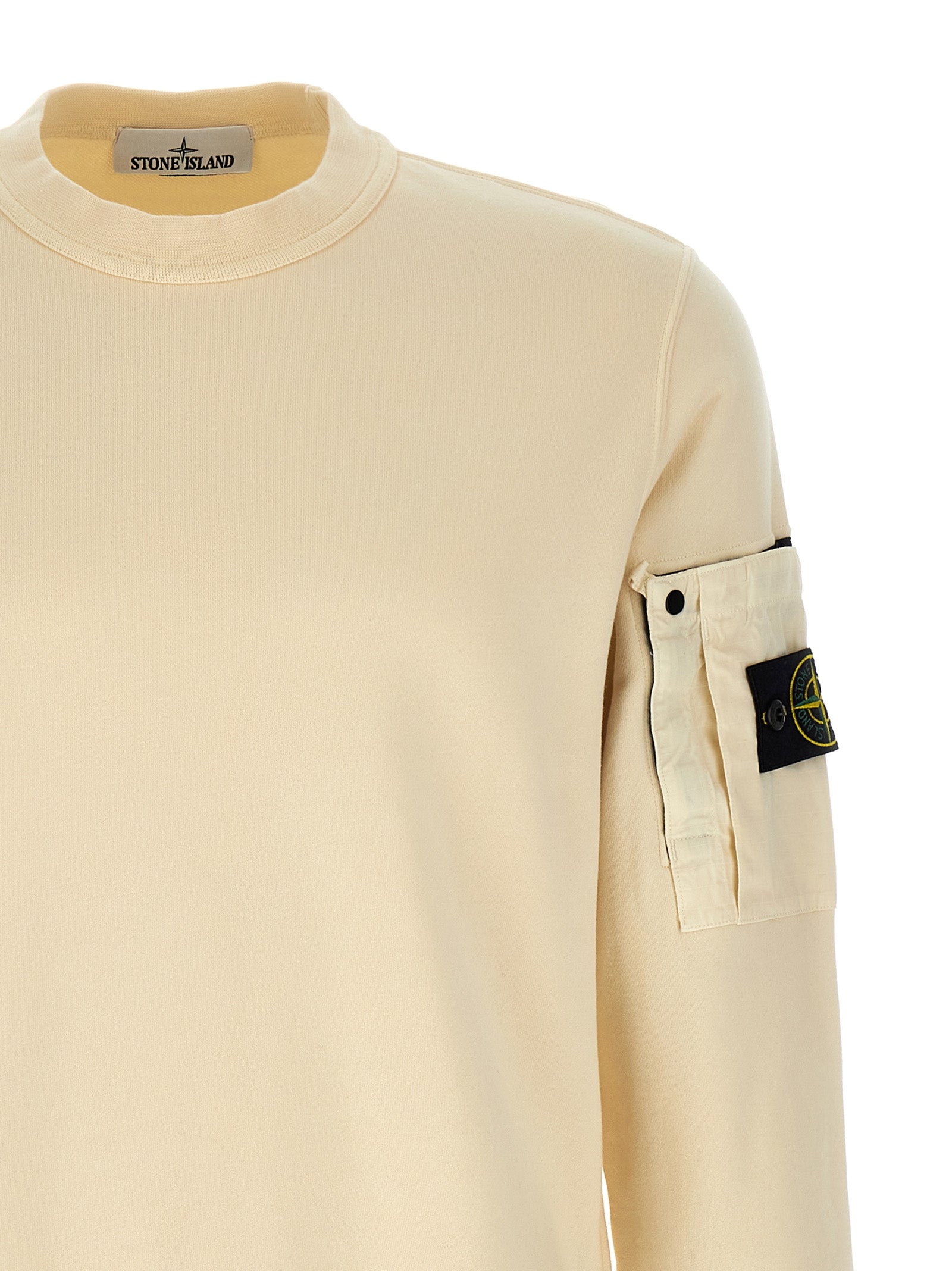 Stone Island Beige Baumwoll-Sweatshirt