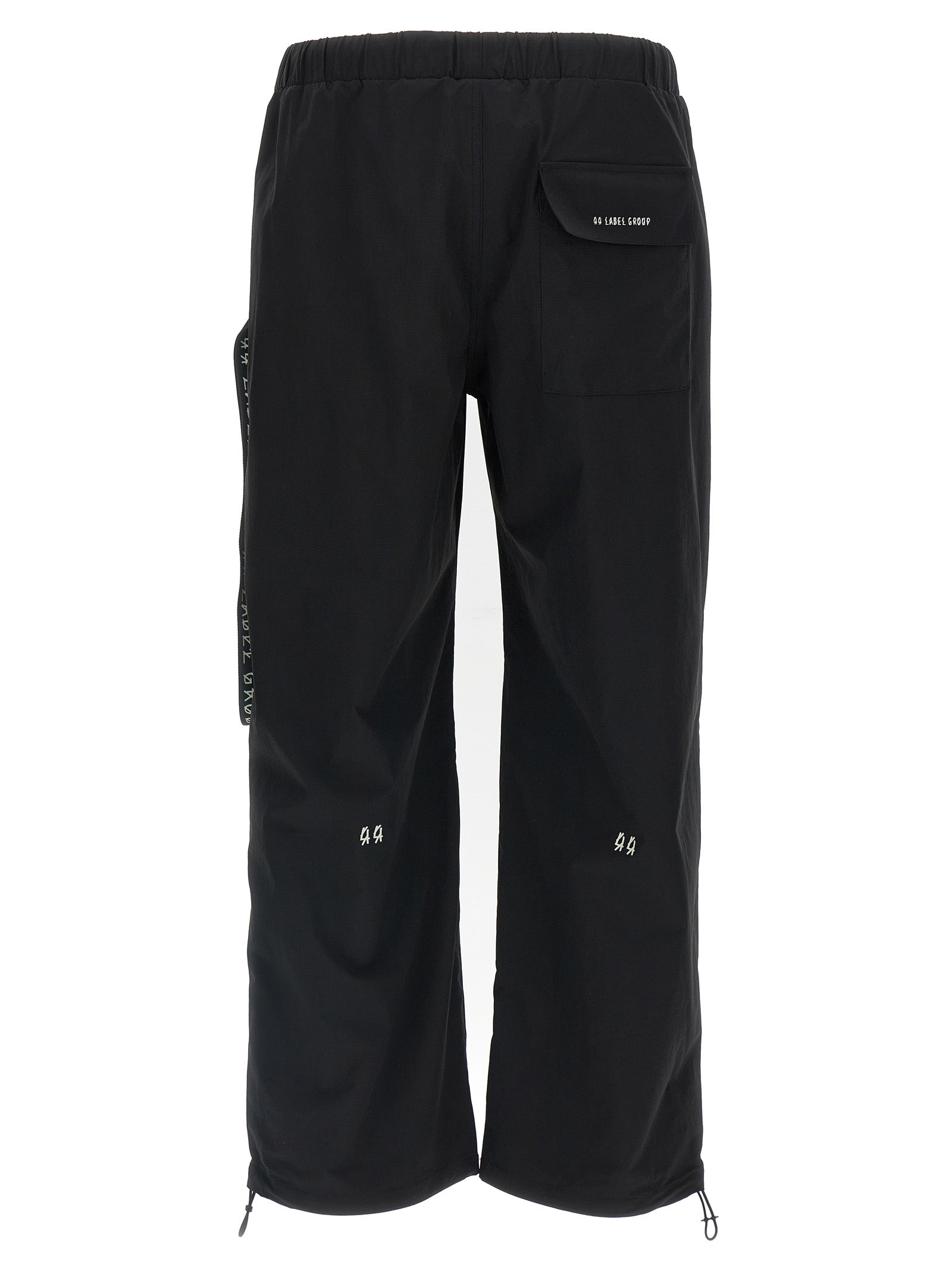 44 Label Group Schwarze Polyamid-Sporthose