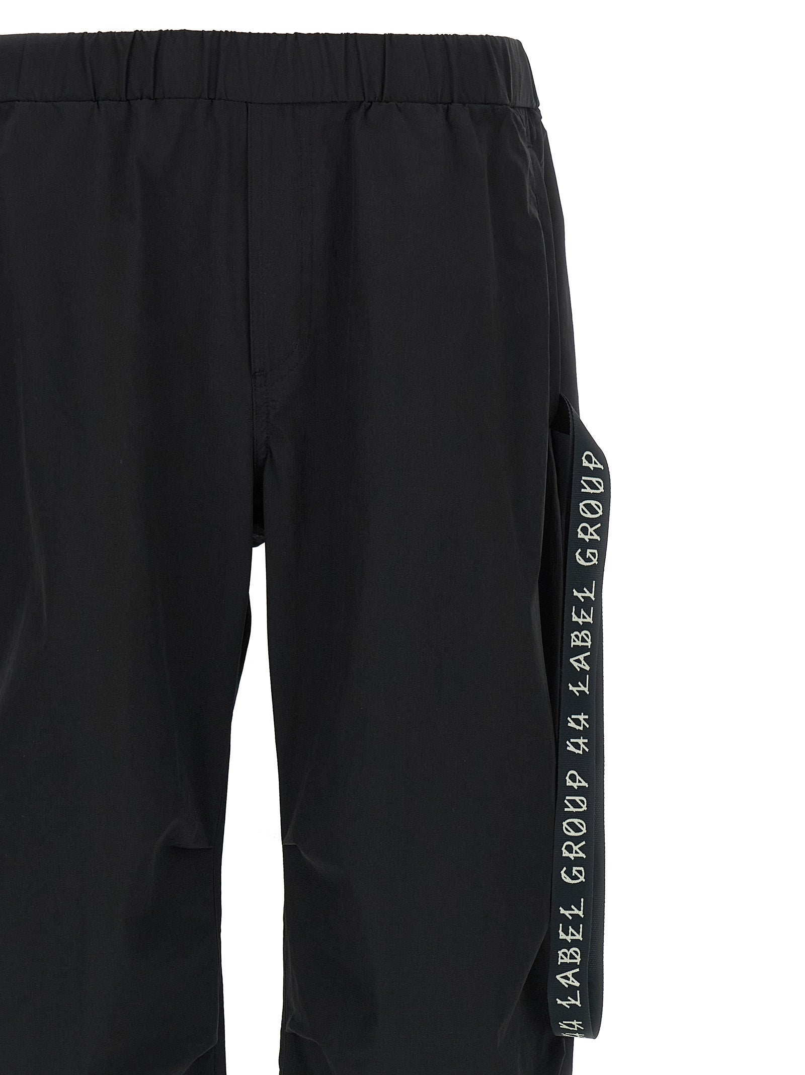 44 Label Group Schwarze Polyamid-Sporthose