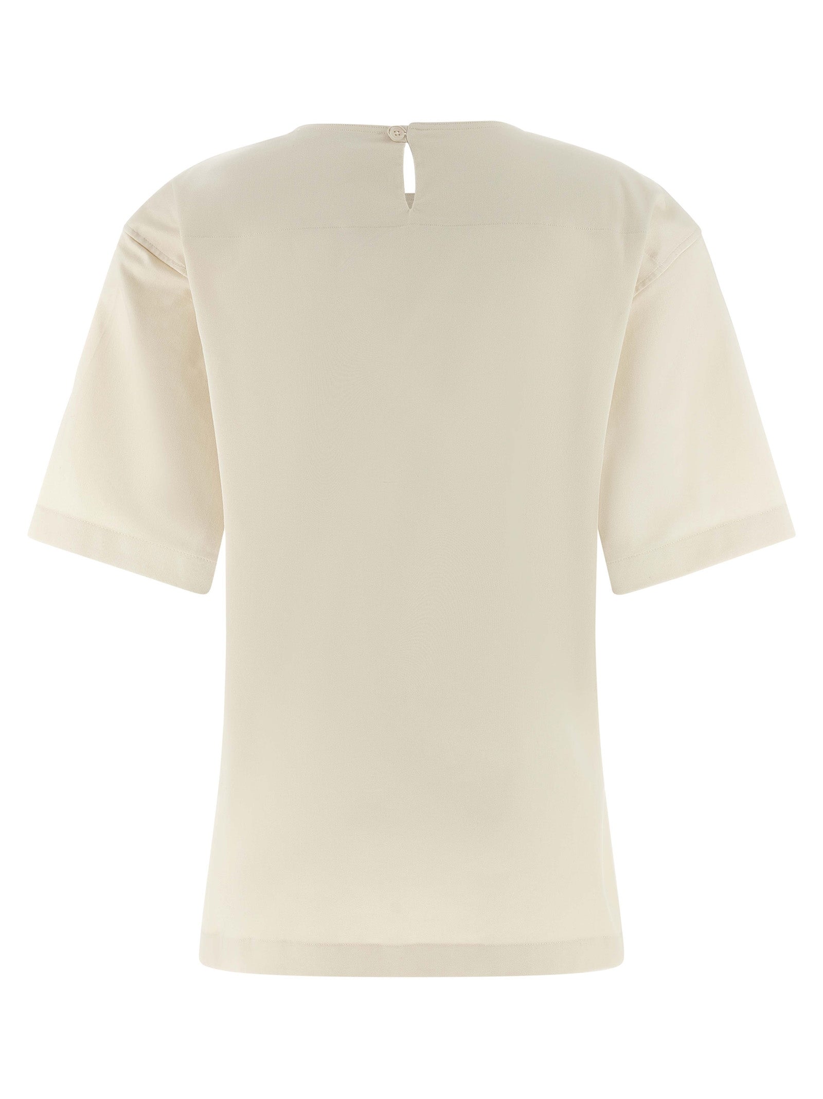 THELATEST Weißes Baumwoll-T-Shirt