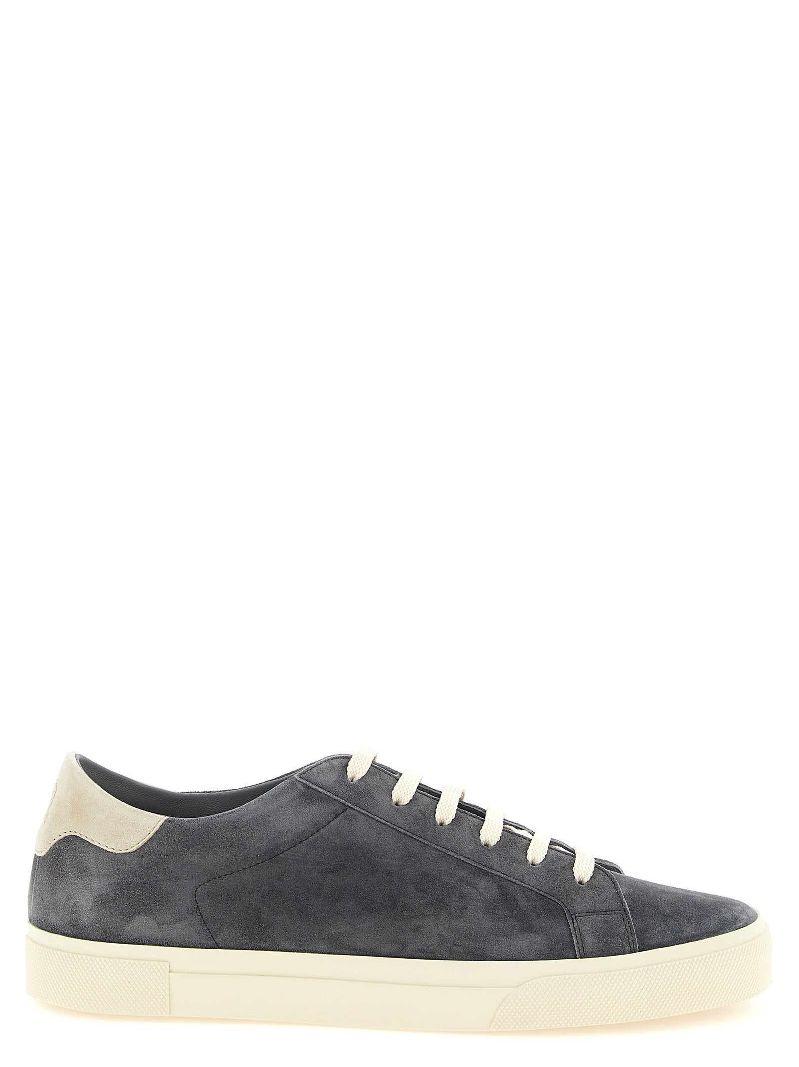 Brunello Cucinelli Graue Kalbsleder-Sneaker