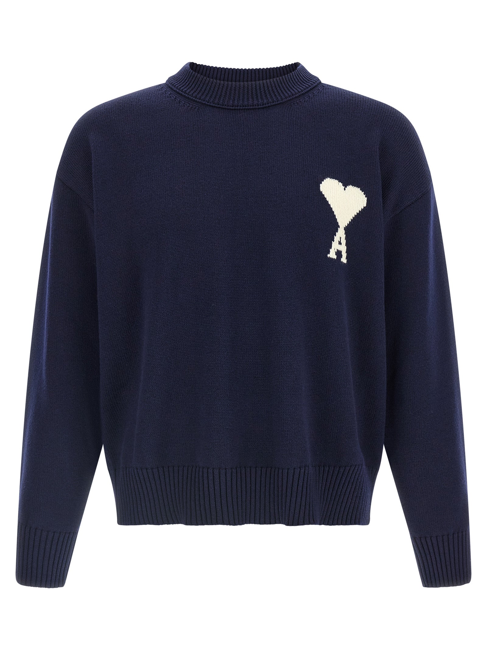 Ami Paris Blauer Wollcardigan