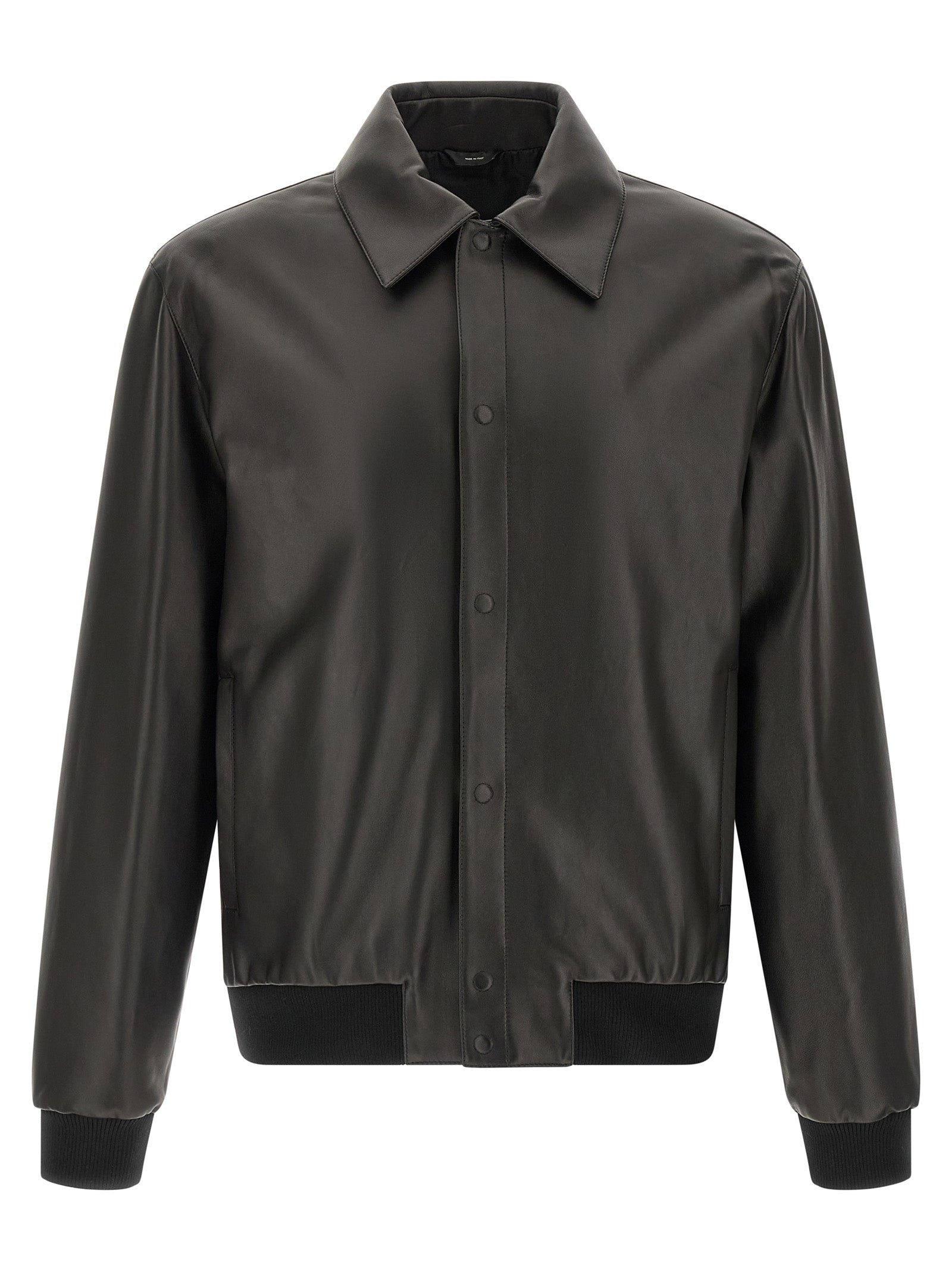 Fendi Schwarze Lammlederjacke