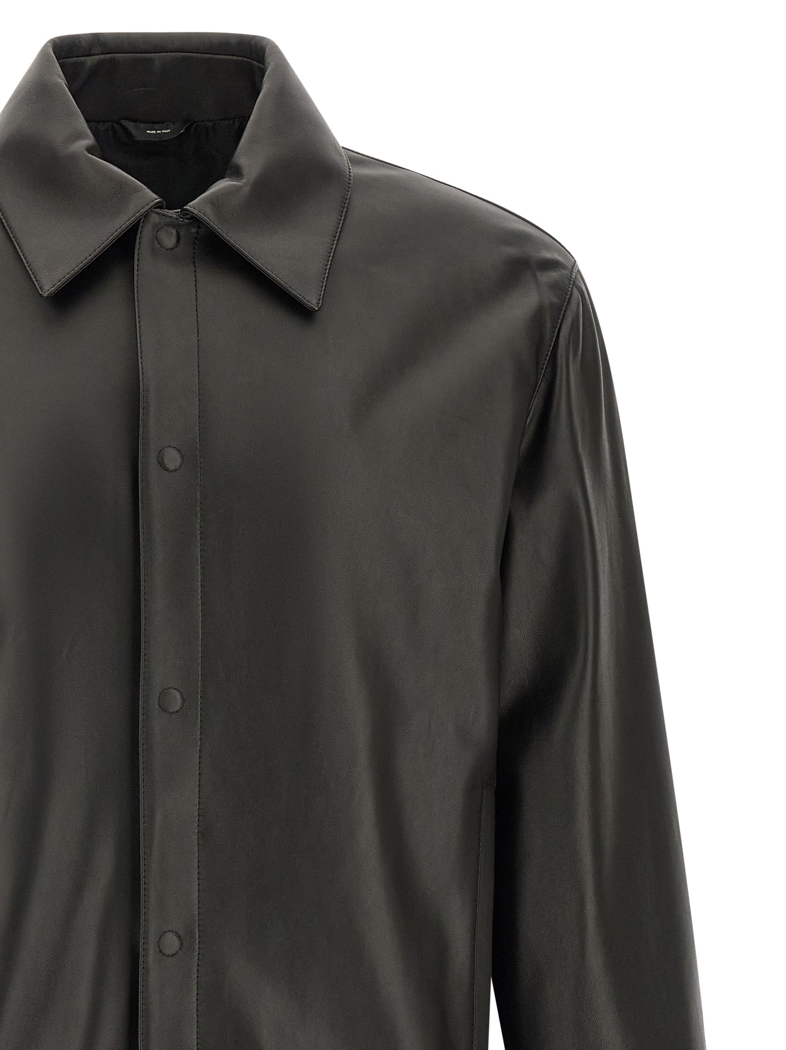 Fendi Schwarze Lammlederjacke