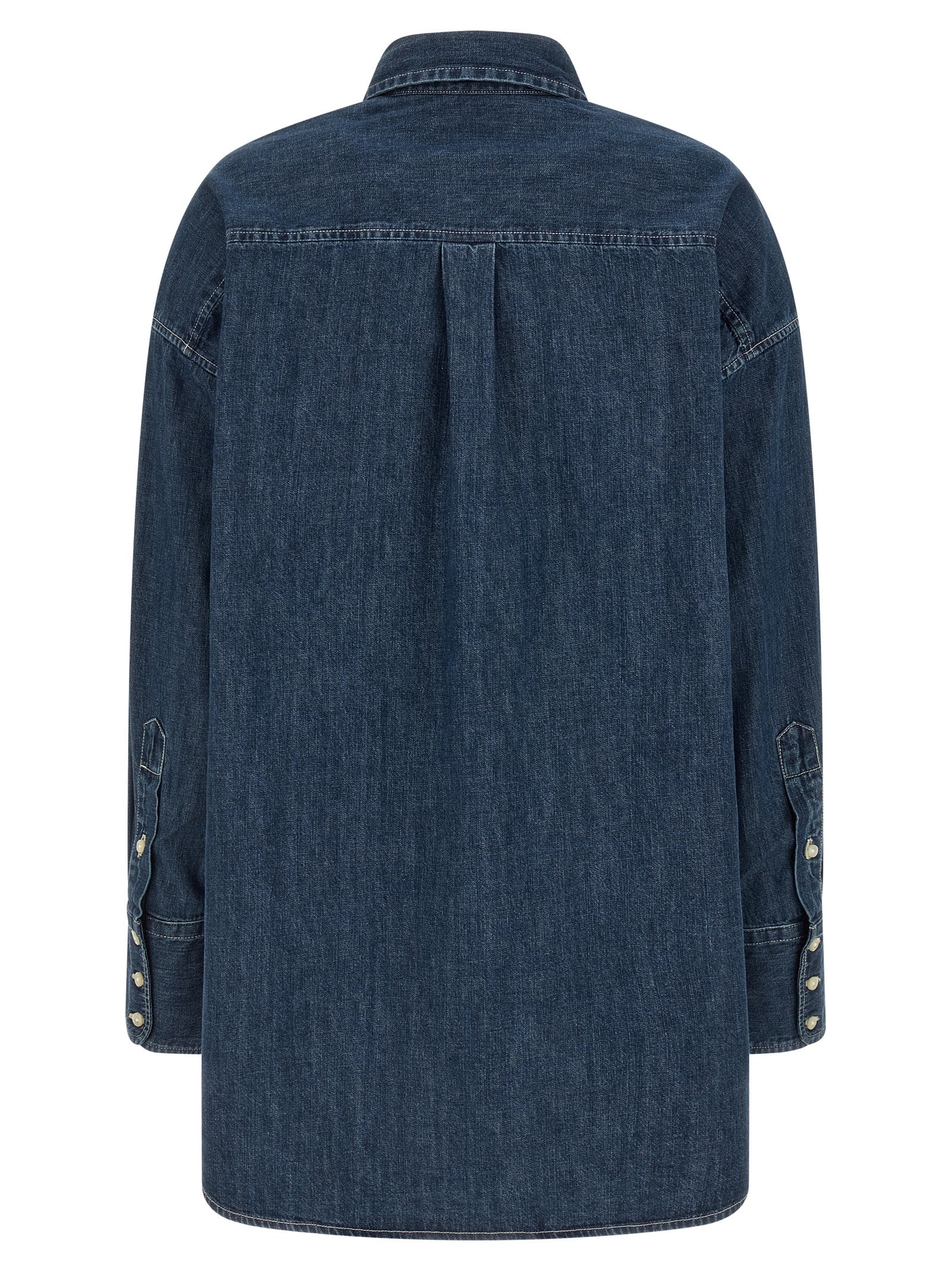 Polo Ralph Lauren Blaue Baumwollbluse