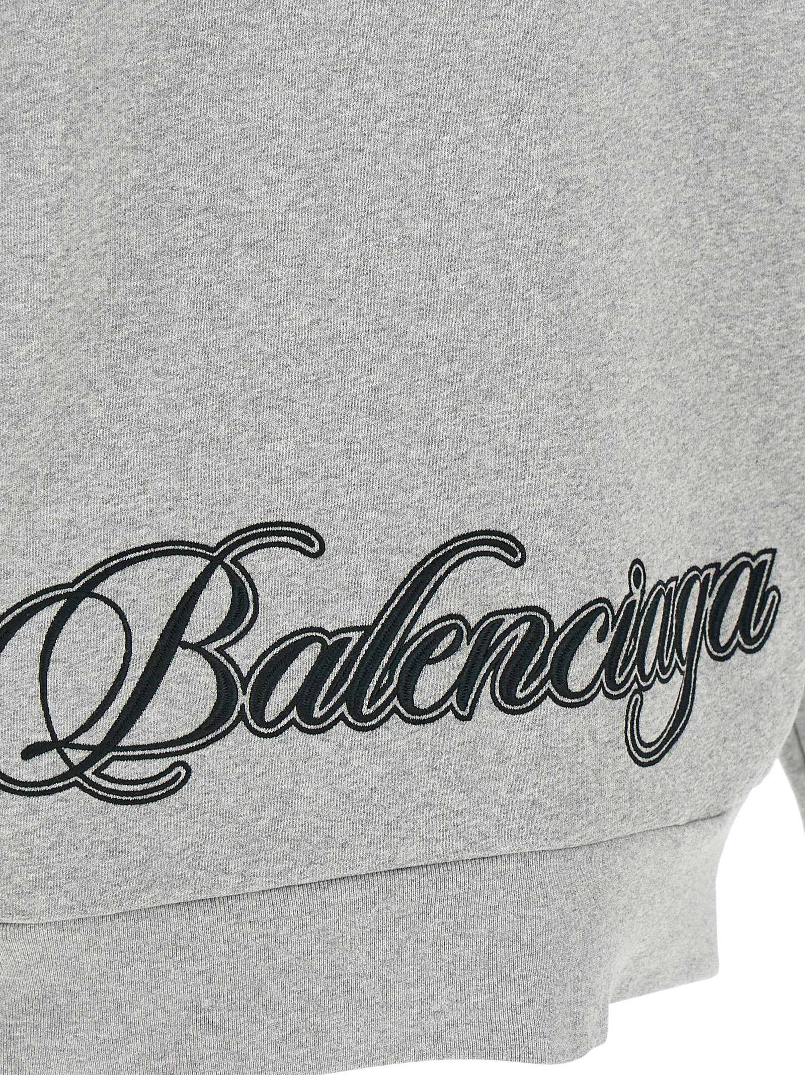 Balenciaga Grauer Baumwollpullover