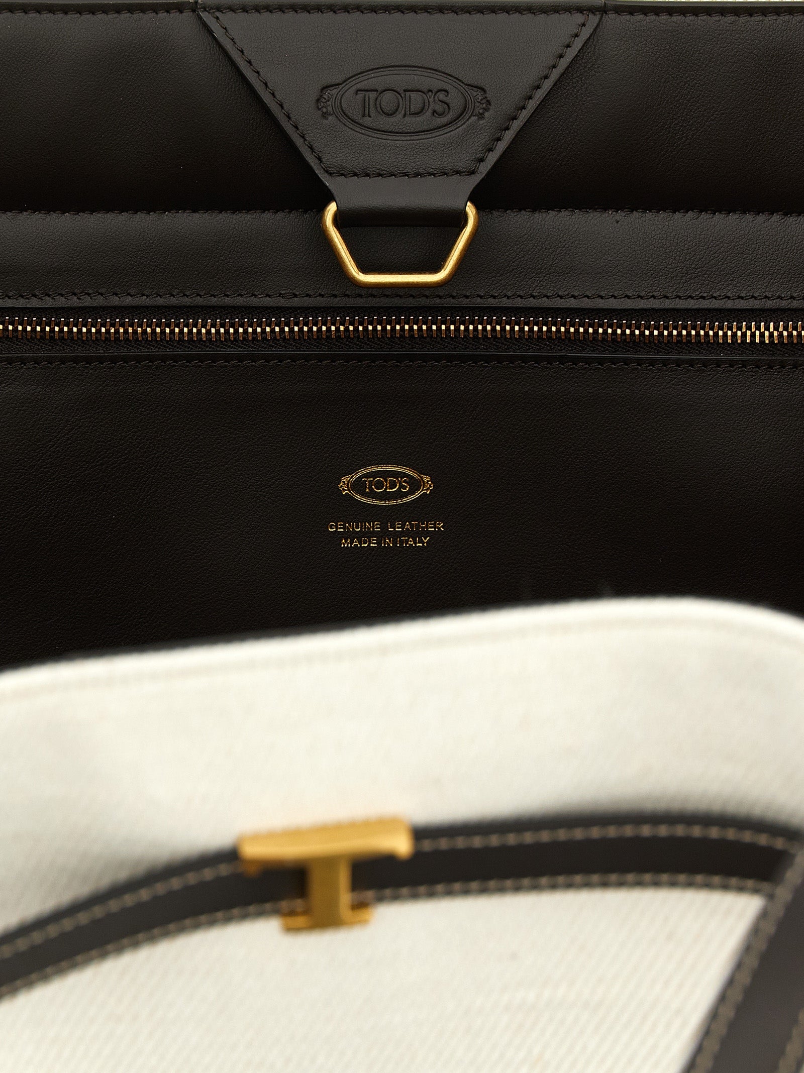 Tod's Mehrfarbige Leinentragetasche