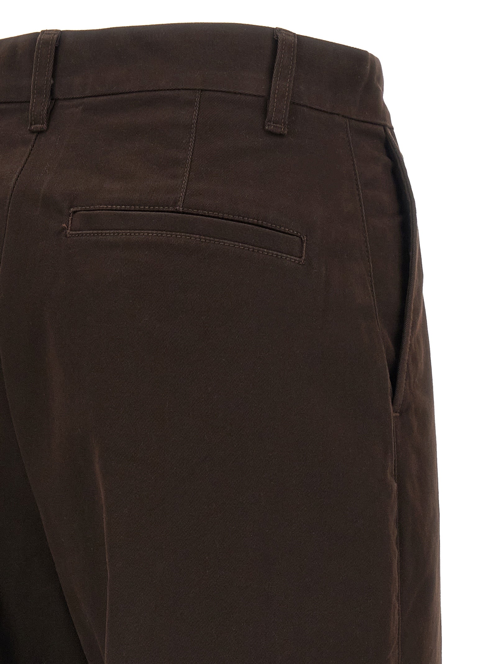 Polo Ralph Lauren Elegante braune Baumwollhosen für Frauen