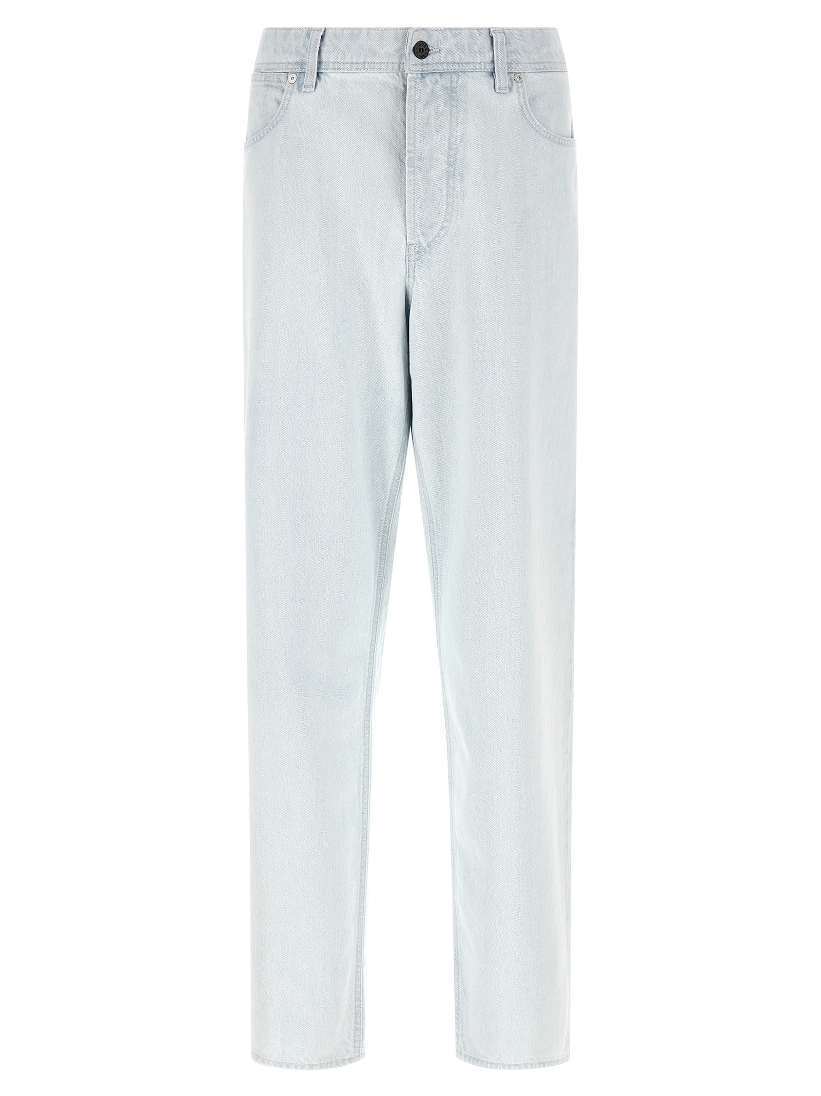 Stone Island Blaue Jeans aus Baumwolle im geraden Schnitt