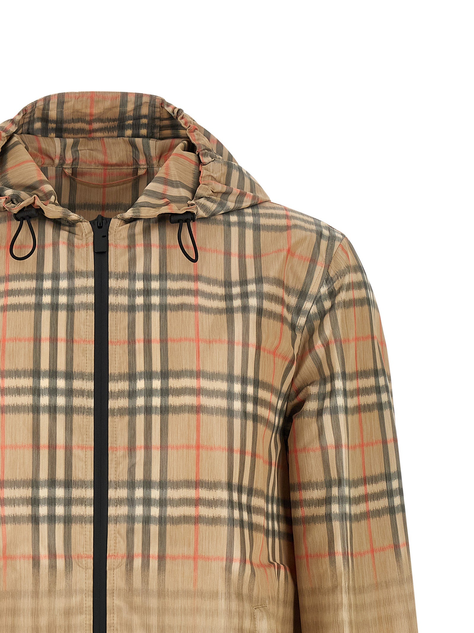 Burberry Beige Viskose Shell Jacke