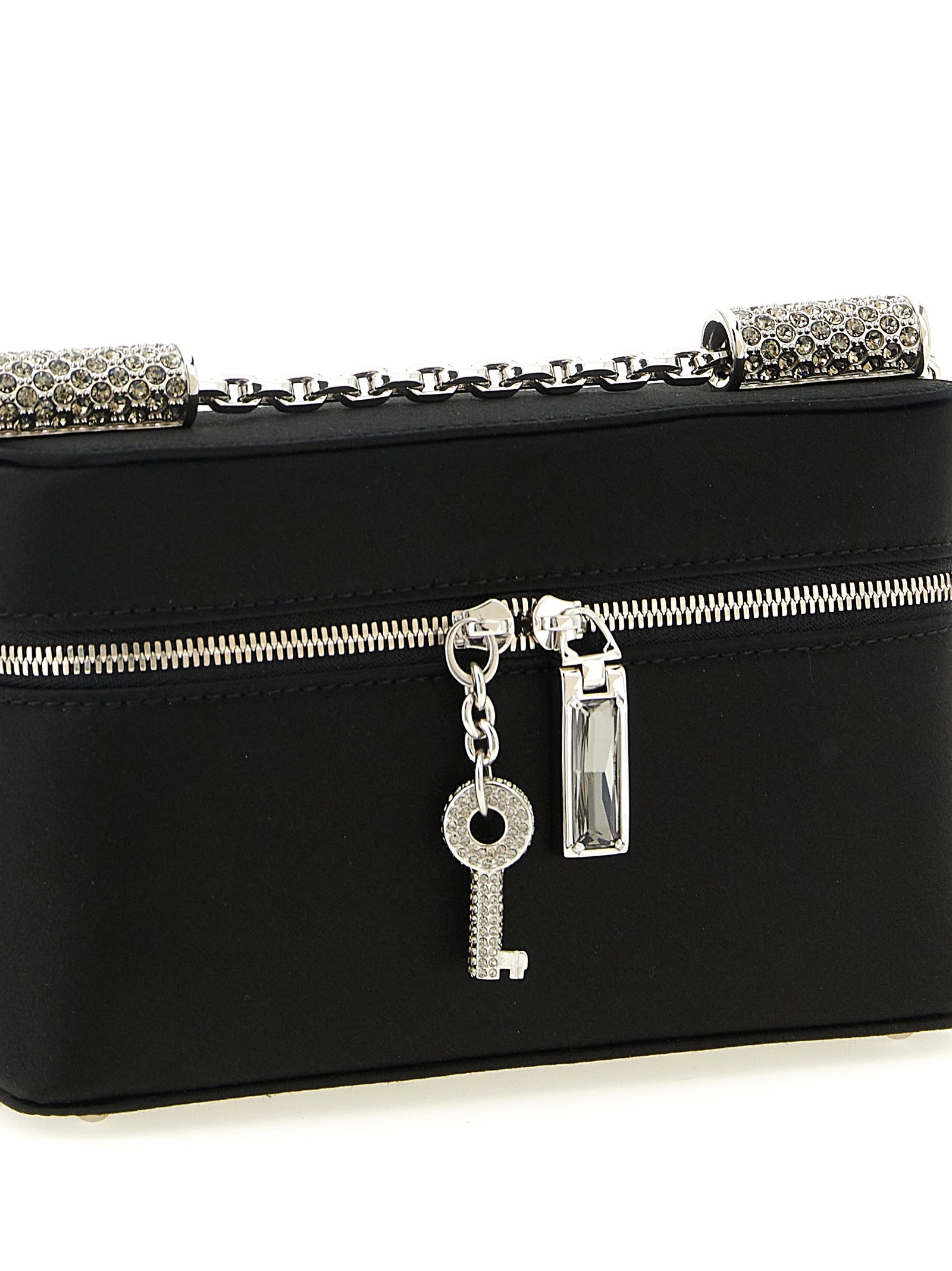 Dolce & Gabbana Schwarze Crossbody Bag aus Viskose
