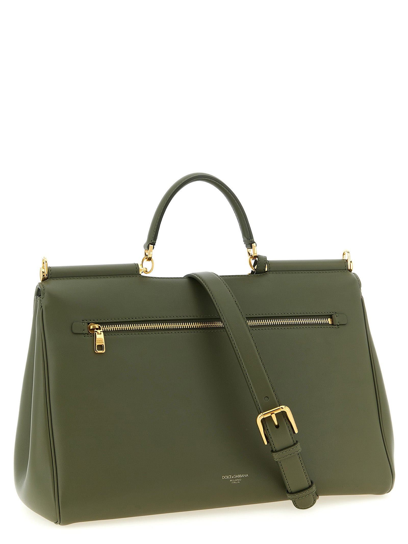 Dolce & Gabbana Zweifarbige Kalbsleder-Handtasche