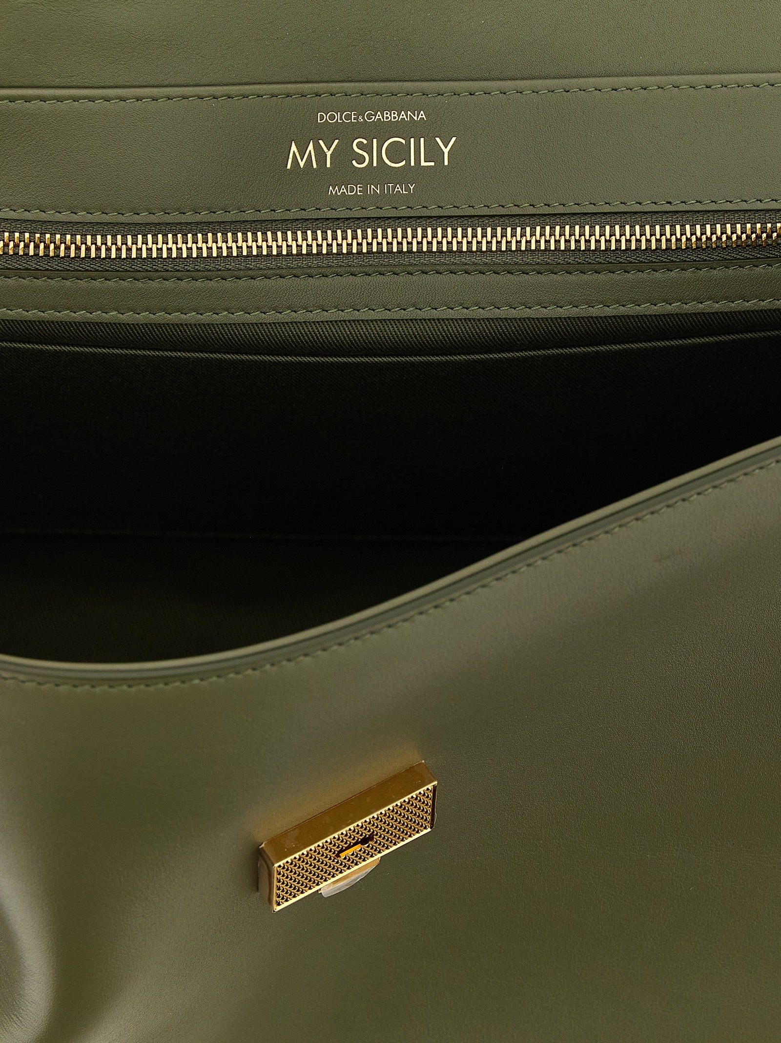 Dolce & Gabbana Zweifarbige Kalbsleder-Handtasche