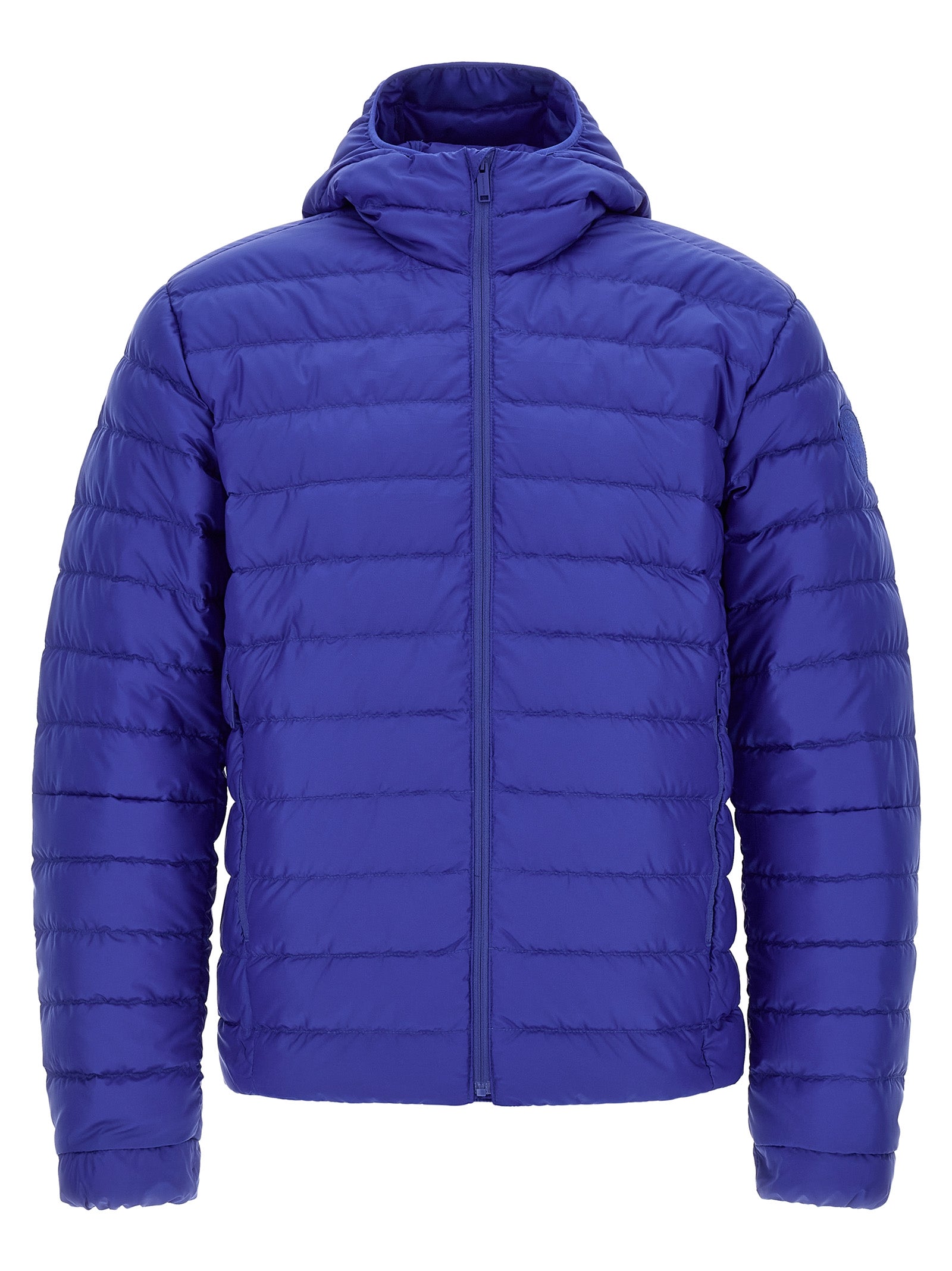 Canada Goose Blaue Polyamid-Jacke in voller Länge
