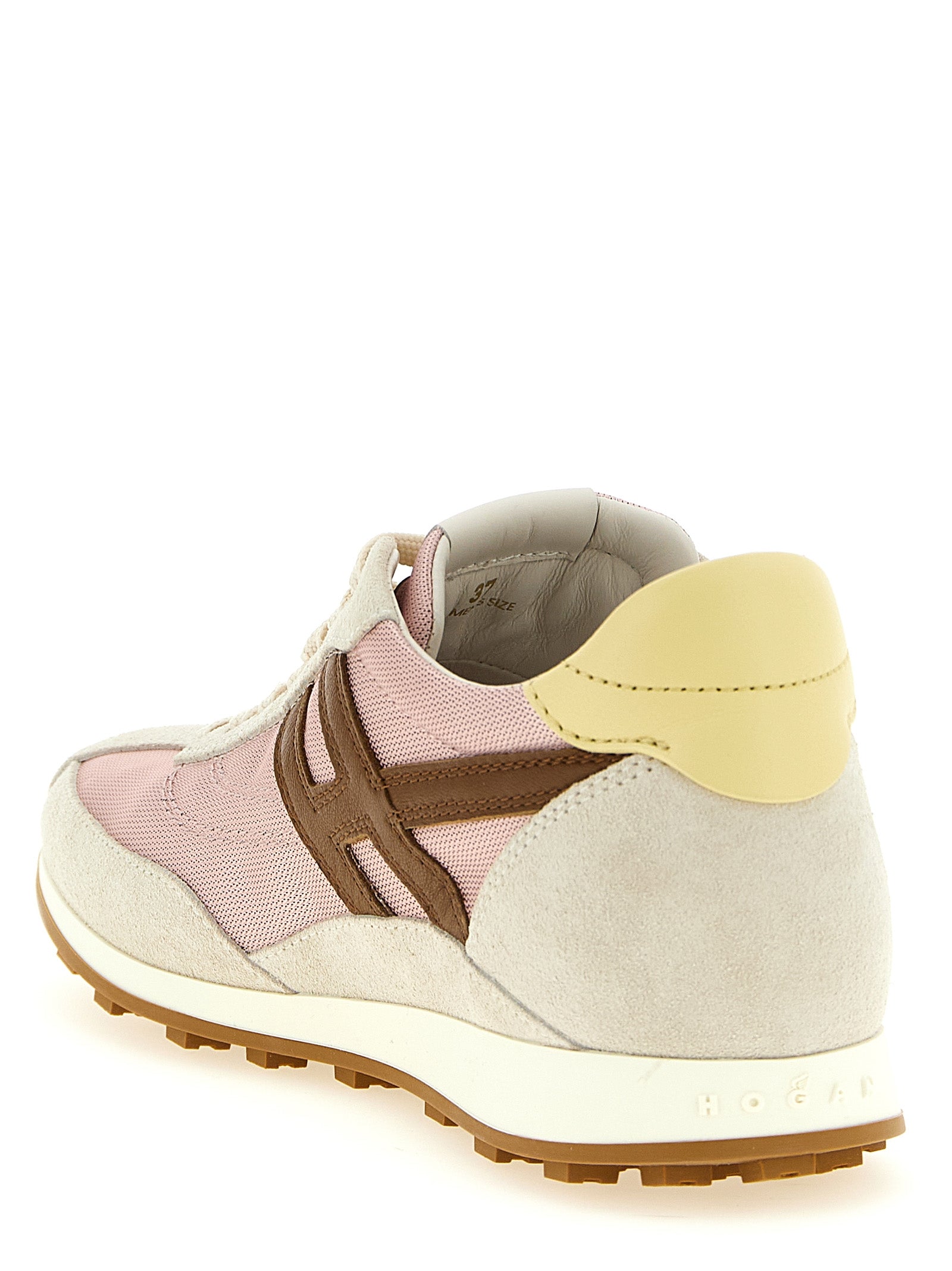 Hogan Mehrfarbige Baumwoll-Sneaker im Athletic-Stil