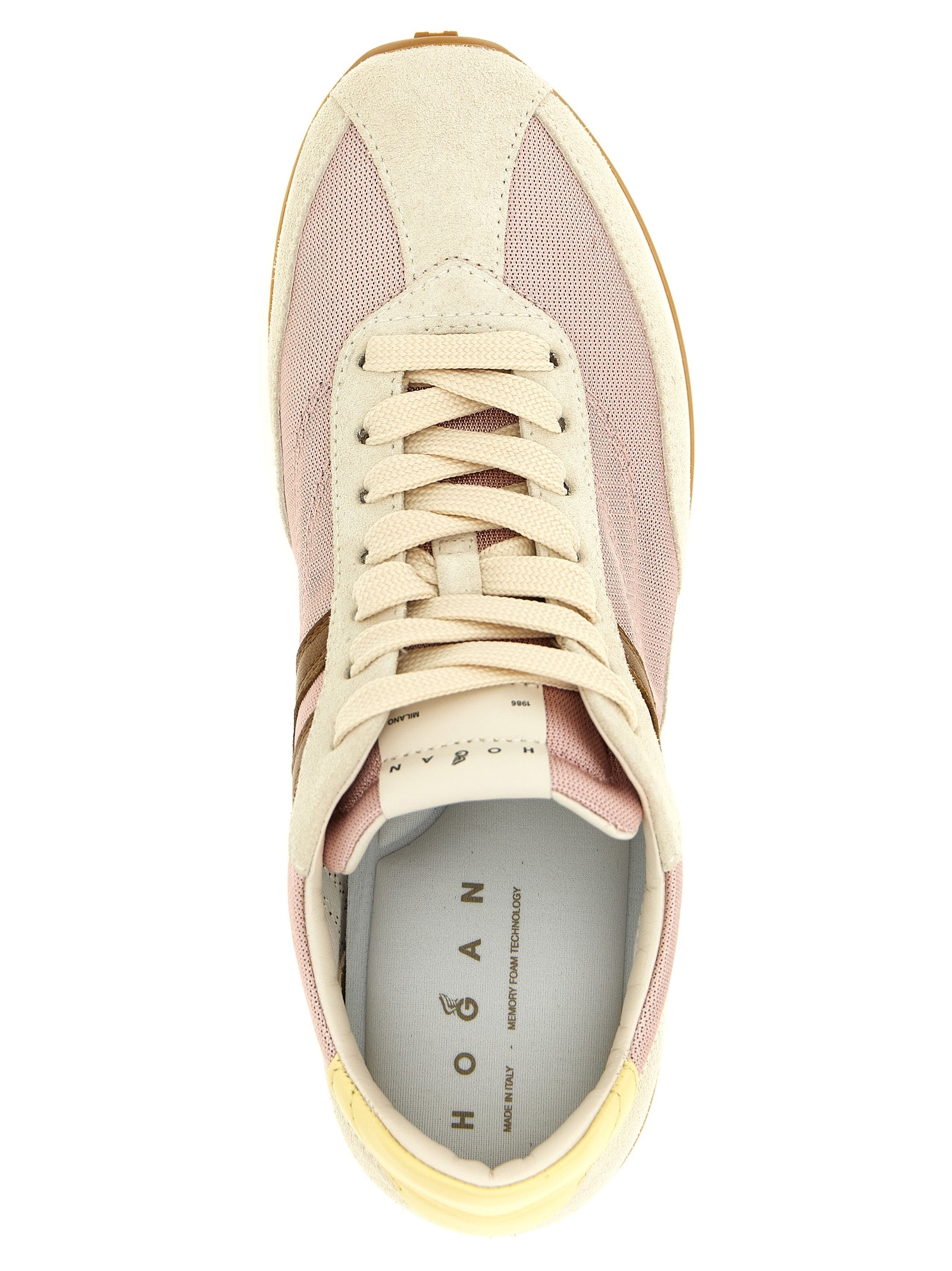 Hogan Mehrfarbige Baumwoll-Sneaker im Athletic-Stil