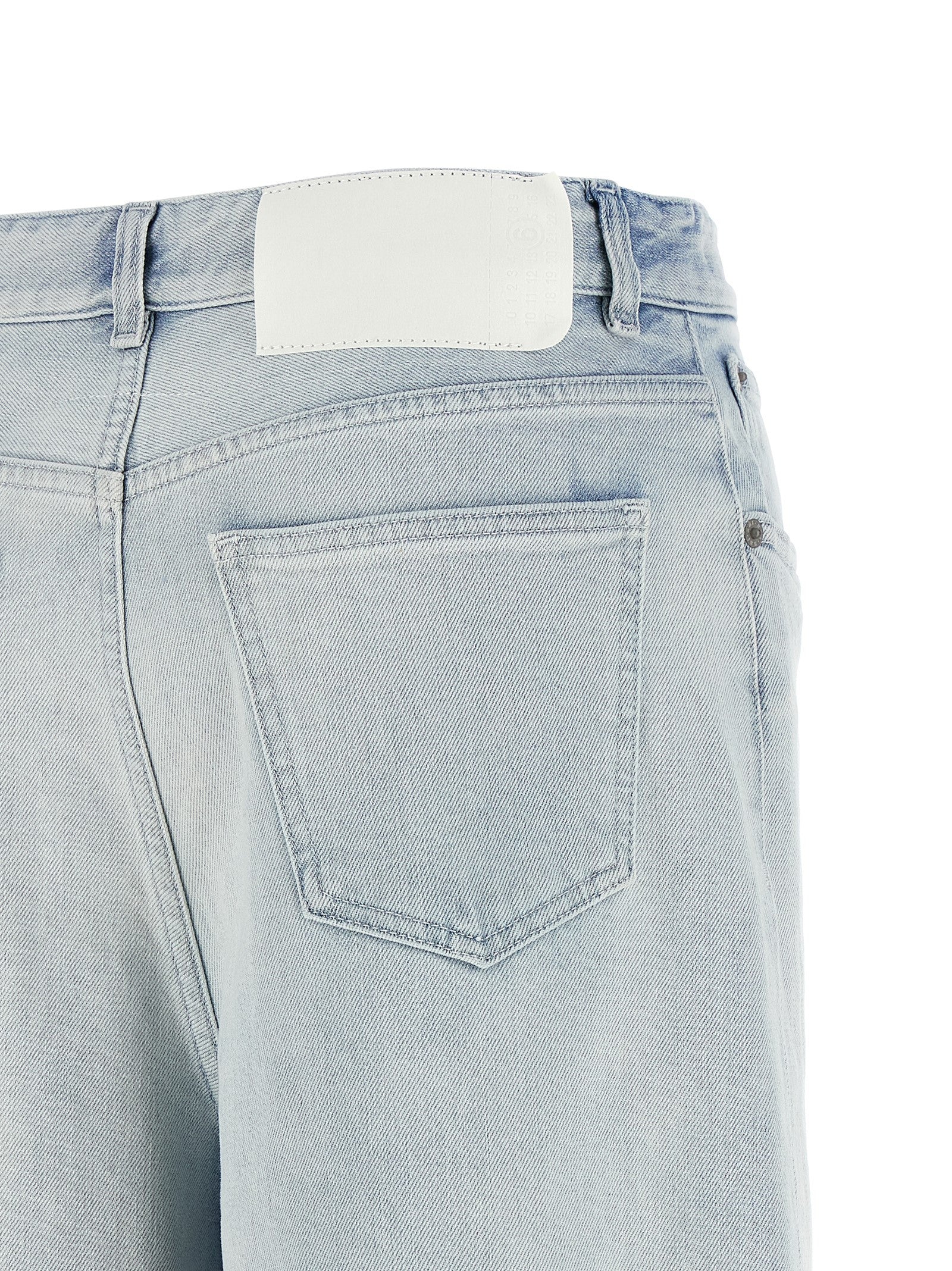 MM6 Maison Margiela Blaue Baumwolljeans Denim