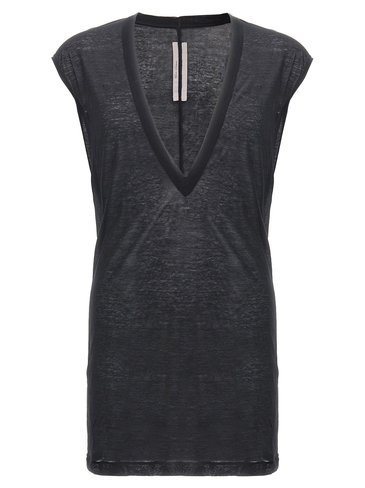 Rick Owens Schwarzes Baumwoll-T-Shirt